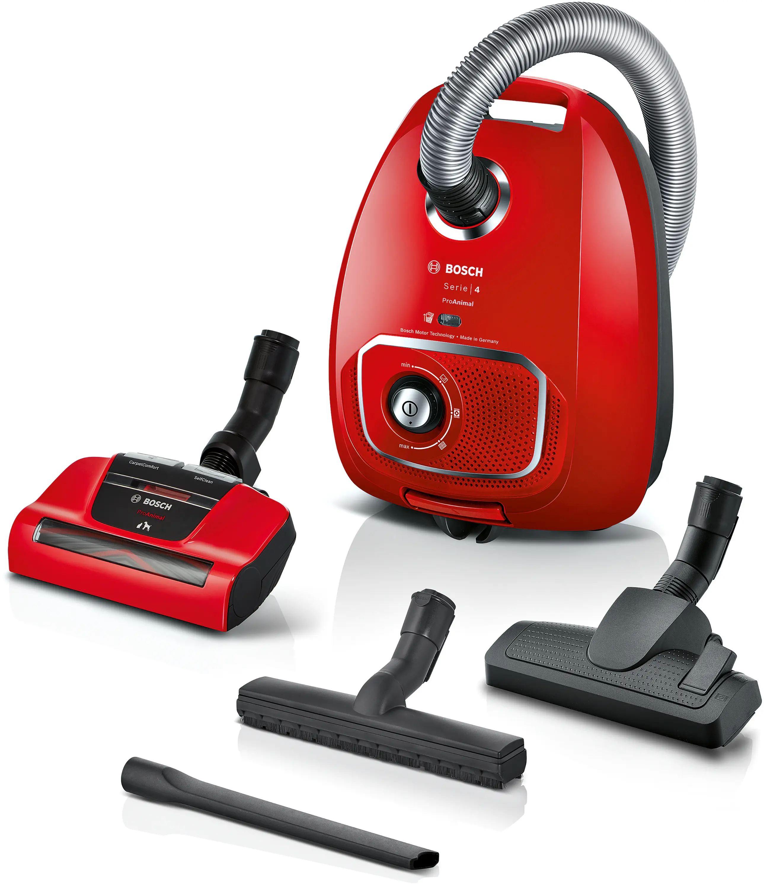 Serie 4 Toz torbalı Süpürge ProAnimal Kırmızı - Gorsel 5