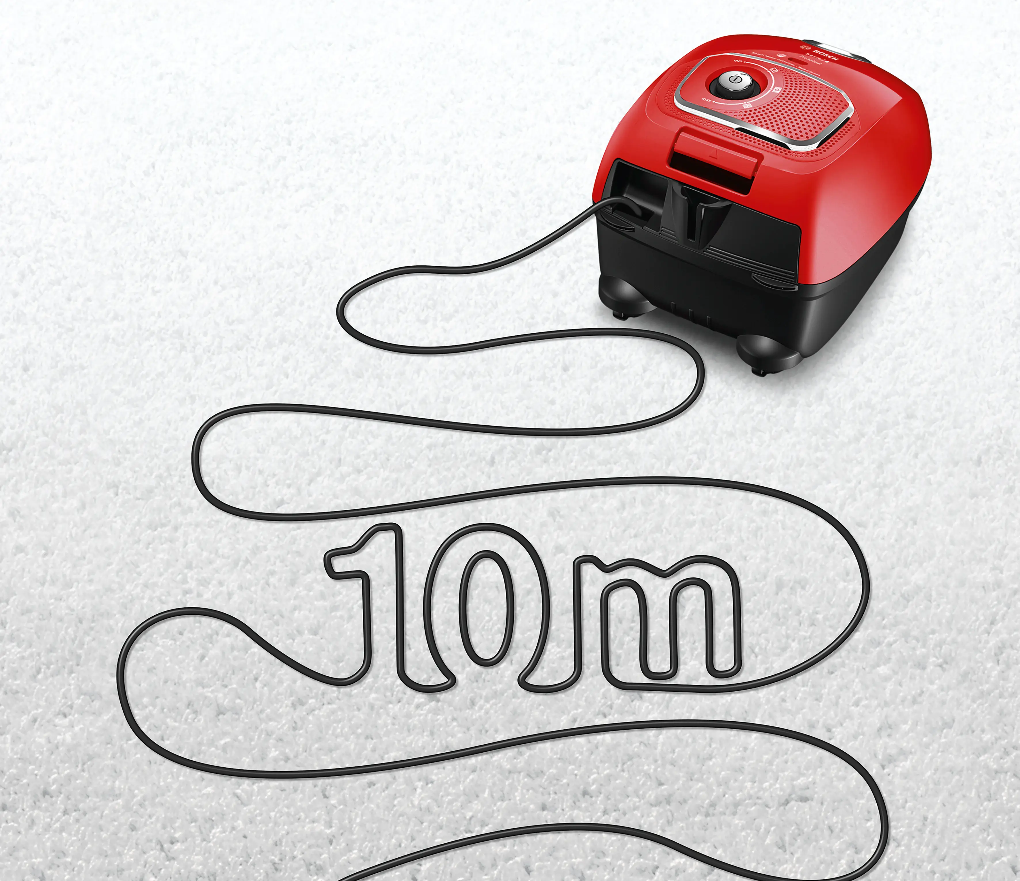 Serie 4 Toz torbalı Süpürge ProAnimal Kırmızı - Gorsel 7