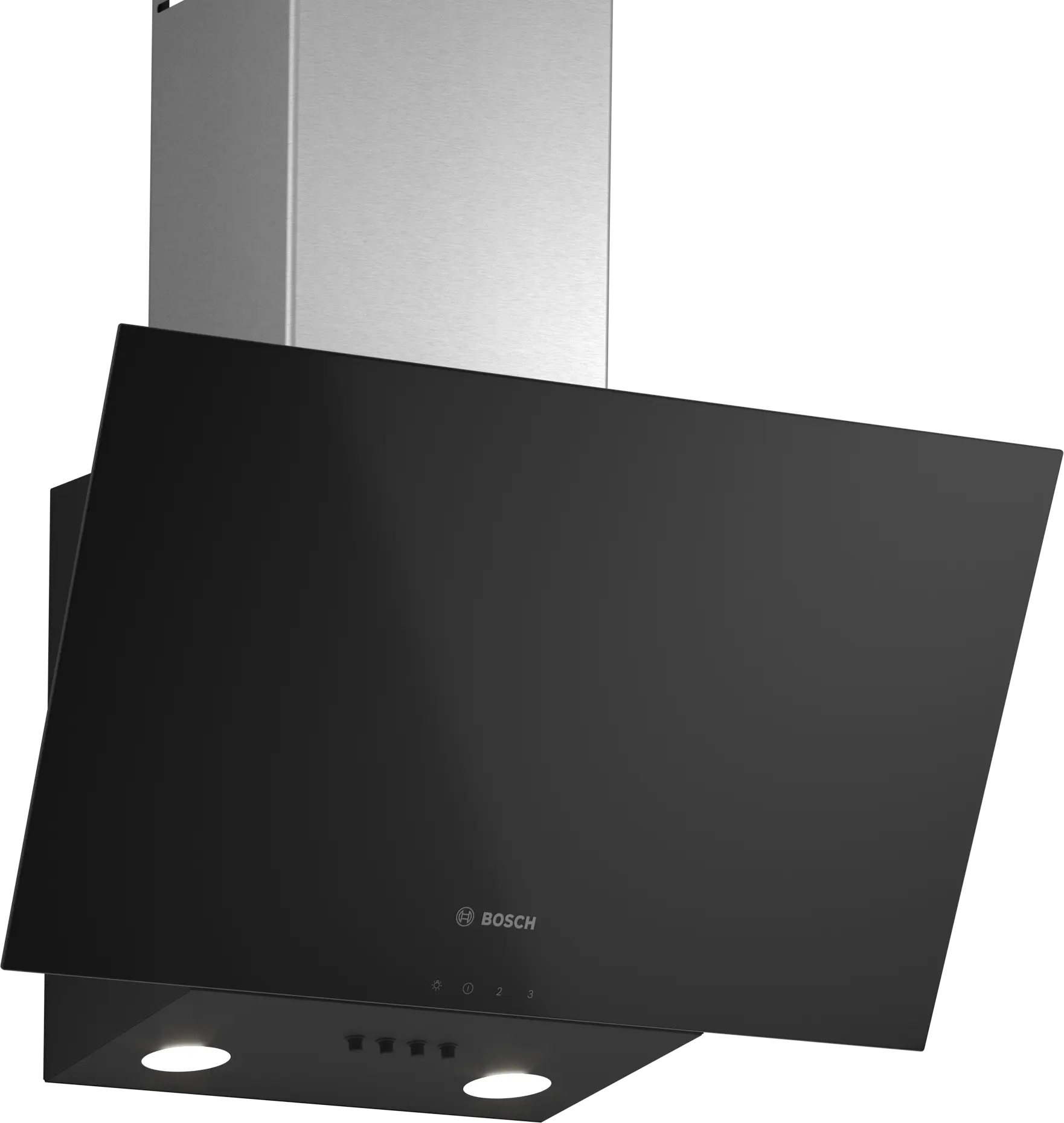 Serie 2 Duvar Tipi Davlumbaz 60 cm Siyah Cam, Siyah - Gorsel 1