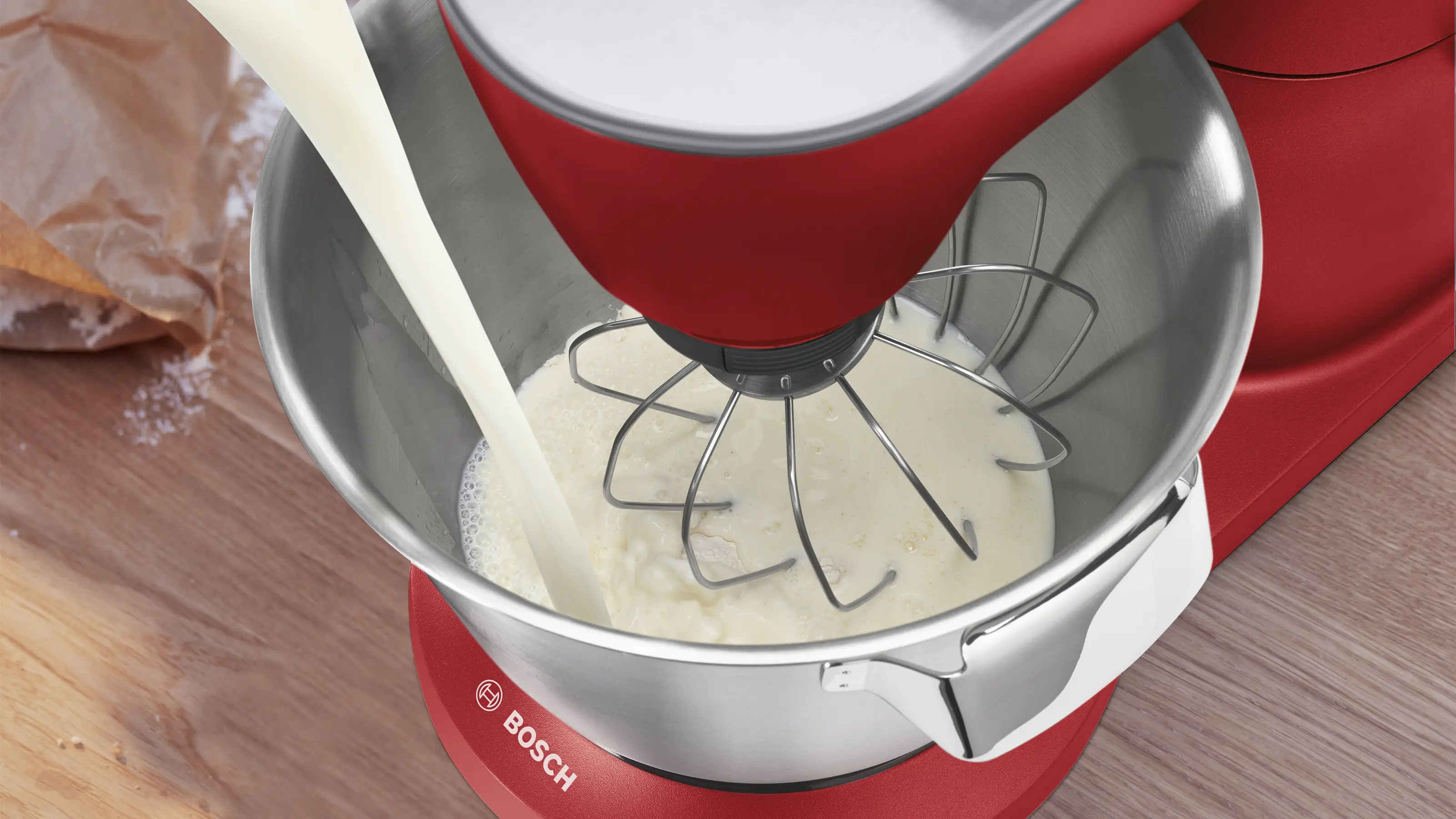 Serie 8 Mutfak Makinesi OptiMUM 1600 W Kırmızı, Gümüş - Gorsel 3