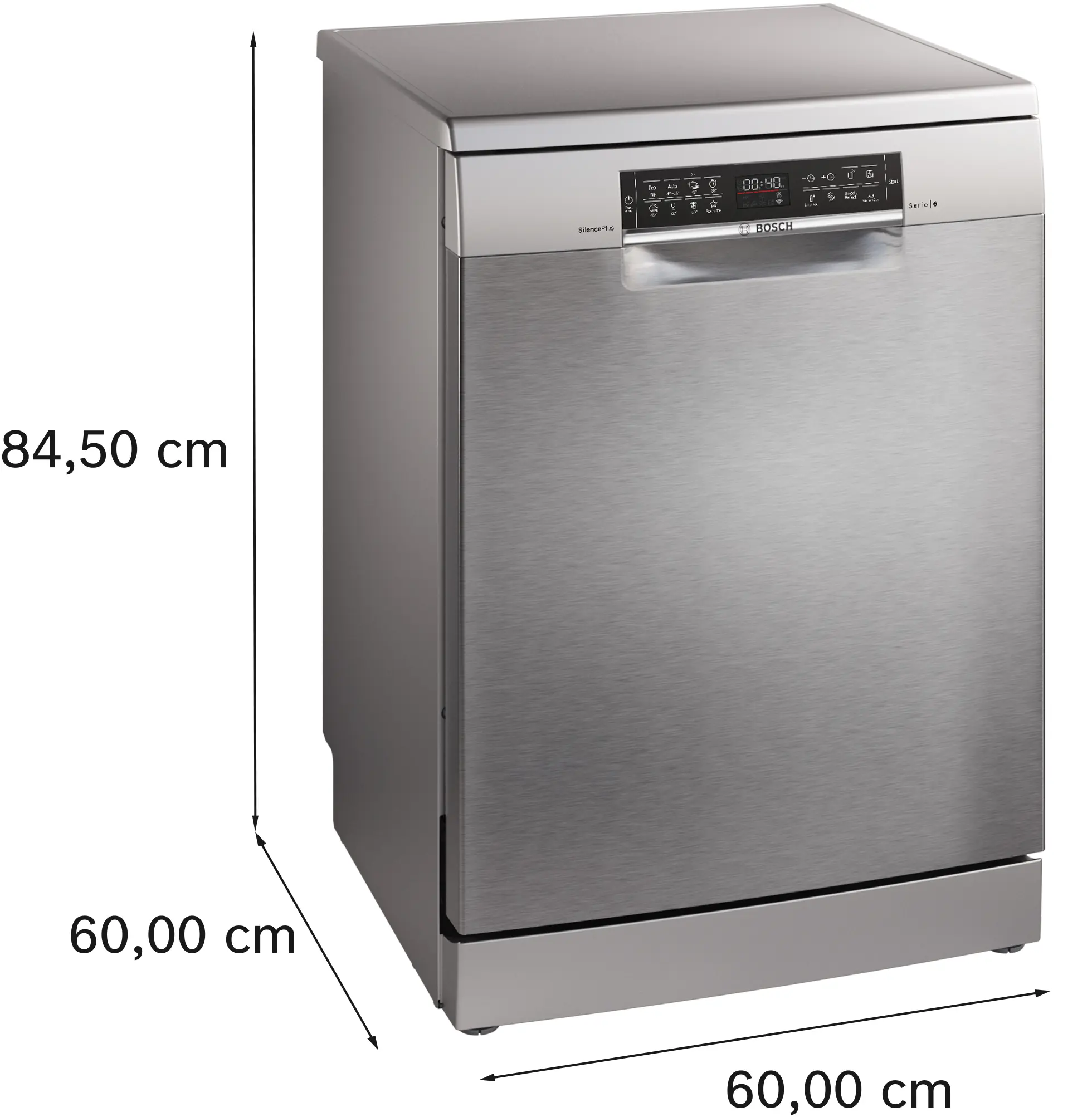 Serie 6 Solo Bulaşık Makinesi 60 cm Kolay Temizlenebilir Inox - Gorsel 4