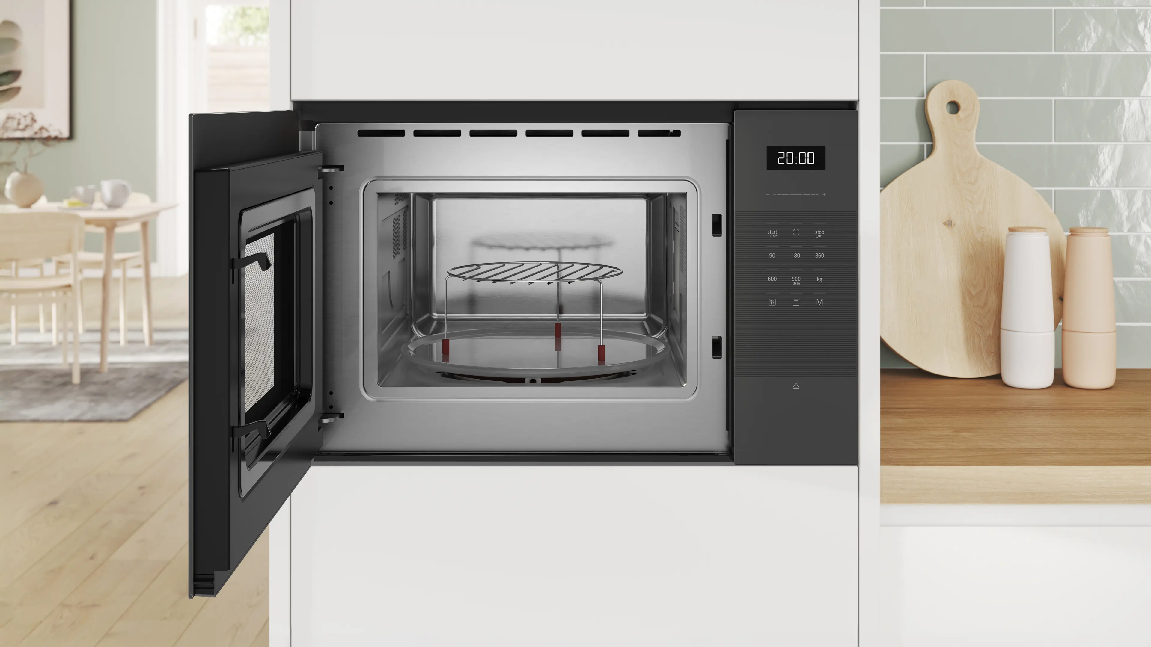 Serie 6 Ankastre Mikrodalga, Izgara Fonksiyonlu 59 x 38 cm - Gorsel 4