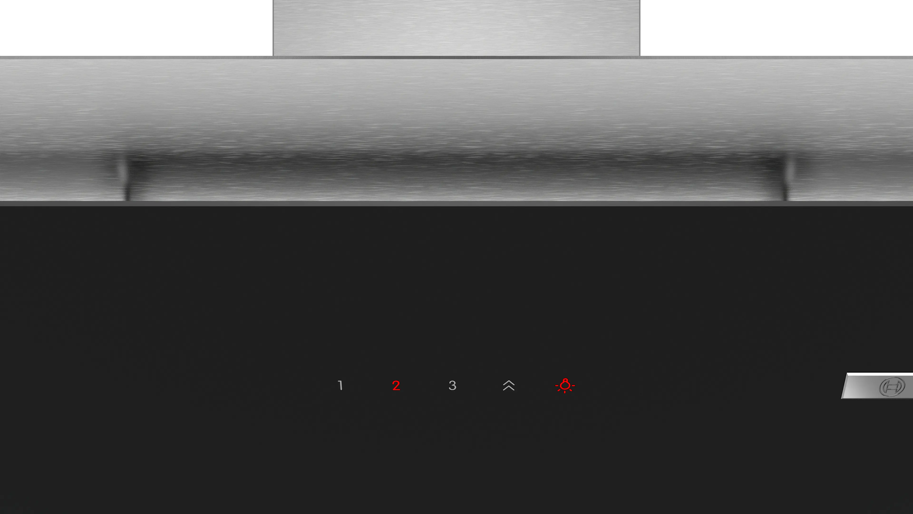 Serie 6 Duvar Tipi Davlumbaz 60 cm Siyah Cam, Siyah - Gorsel 2