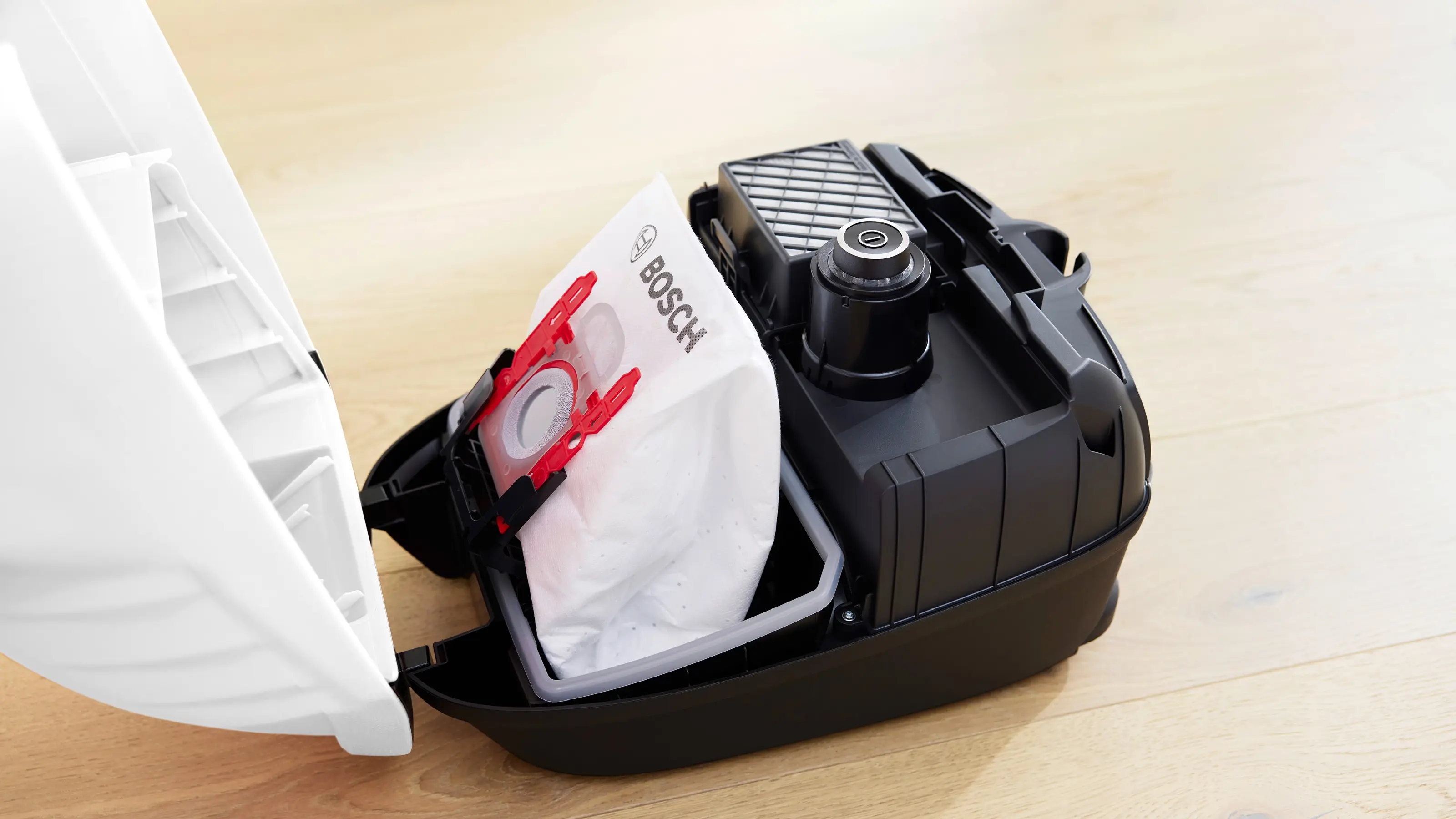 Serie 6 Toz torbalı Süpürge ProSilence Beyaz - Gorsel 6