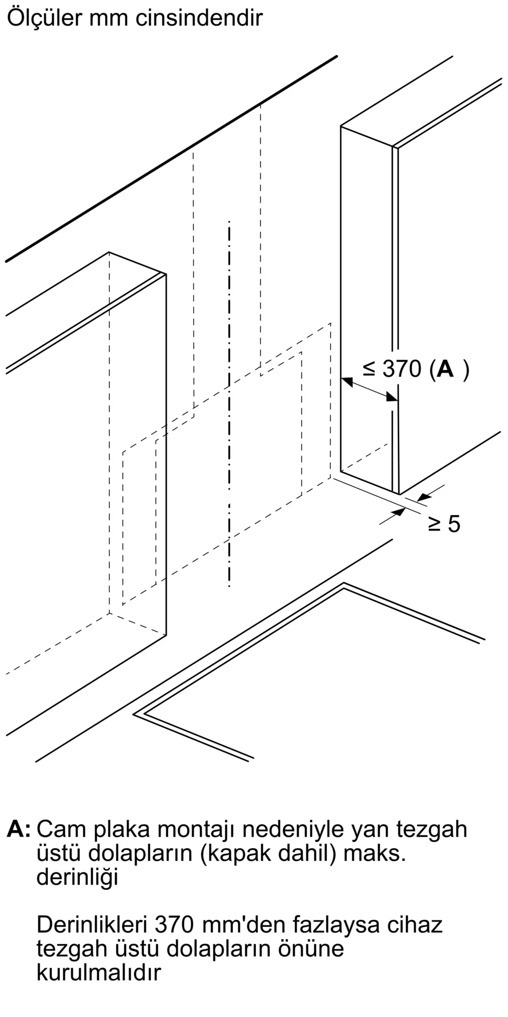 Serie 8 Duvar Tipi Davlumbaz 90 cm Siyah Cam, Siyah - Gorsel 14