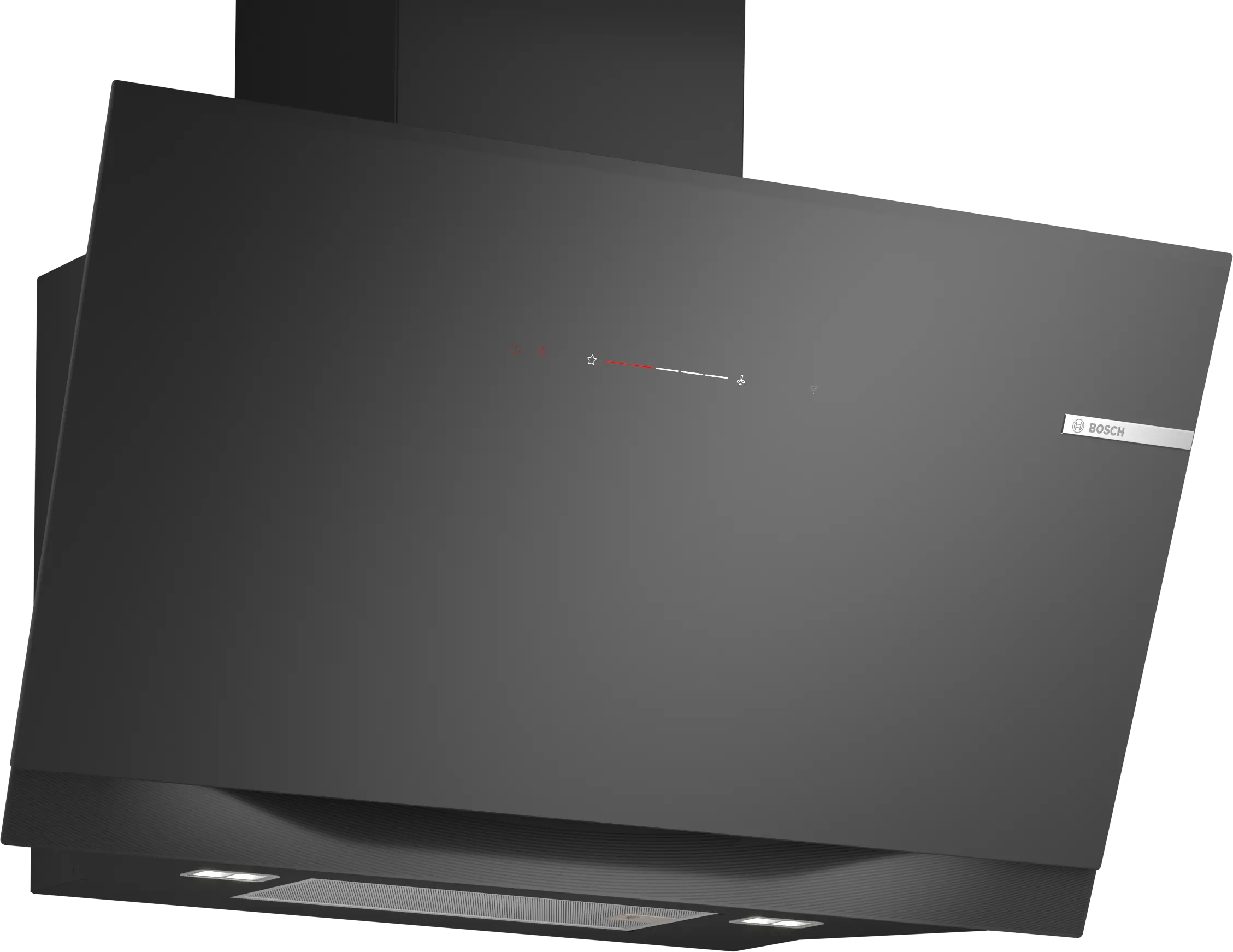 Serie 8 Duvar Tipi Davlumbaz 90 cm Siyah Cam, Siyah - Gorsel 1