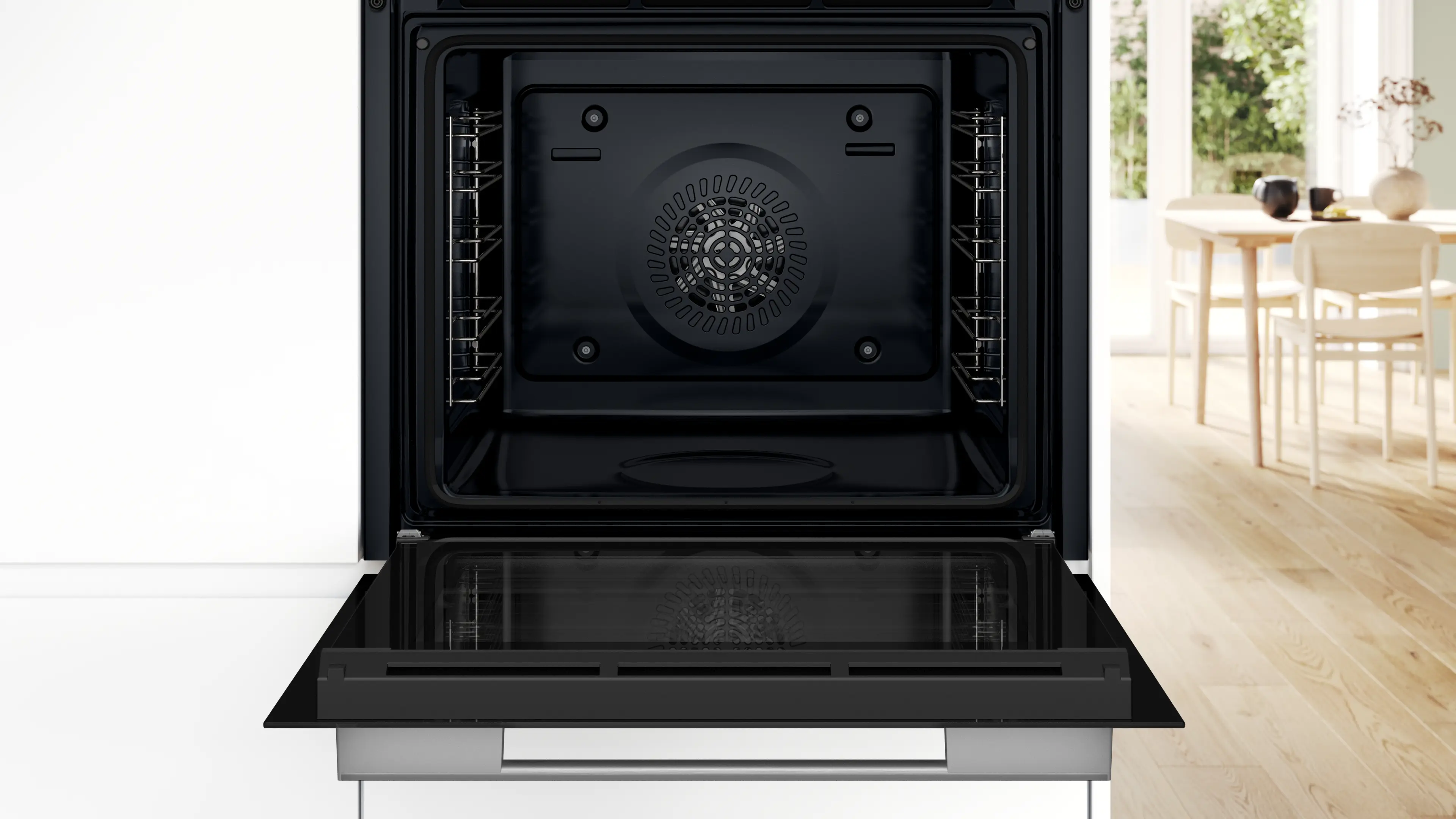 Serie 4 Buhar Destekli Ankastre Fırın 60 x 60 cm Beyaz - Gorsel 3