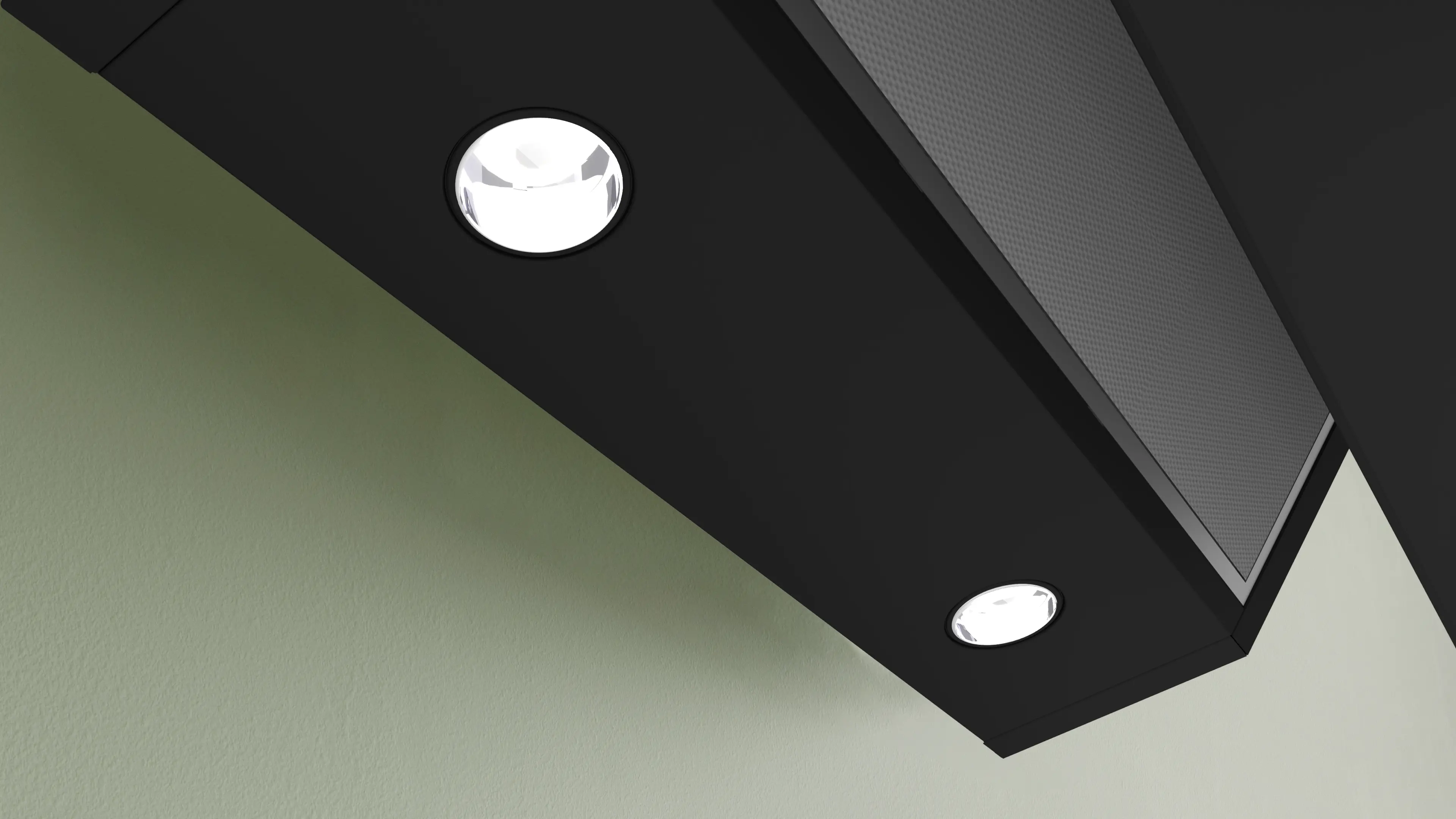 Serie 4 Duvar Tipi Davlumbaz 60 cm Siyah Cam, Siyah - Gorsel 4