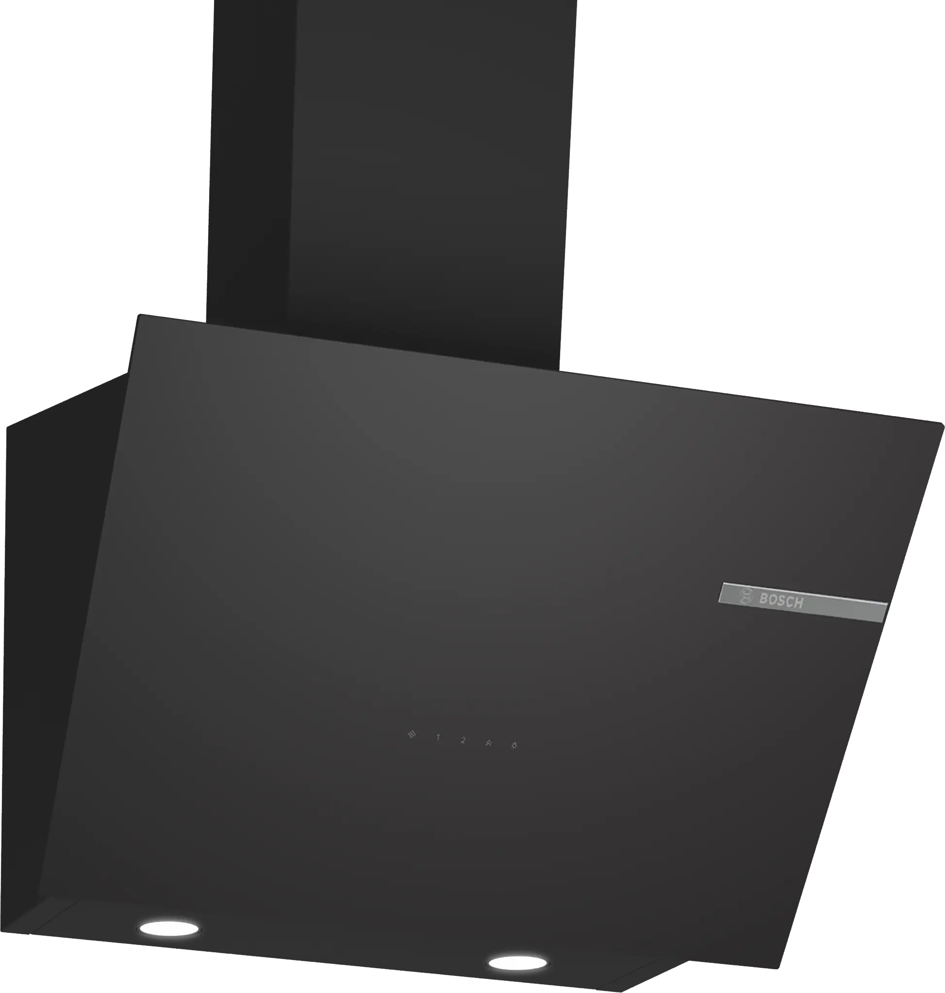 Serie 4 Duvar Tipi Davlumbaz 60 cm Siyah Cam, Siyah - Gorsel 1