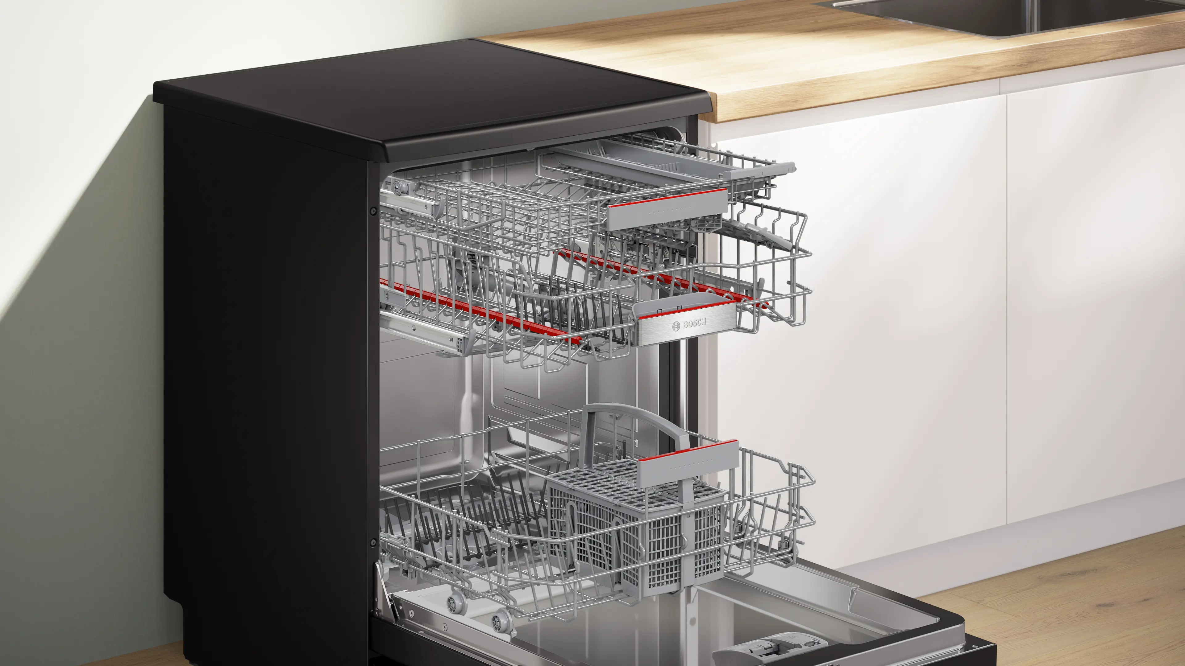 Serie 6 Solo Bulaşık Makinesi 60 cm Siyah - Gorsel 6