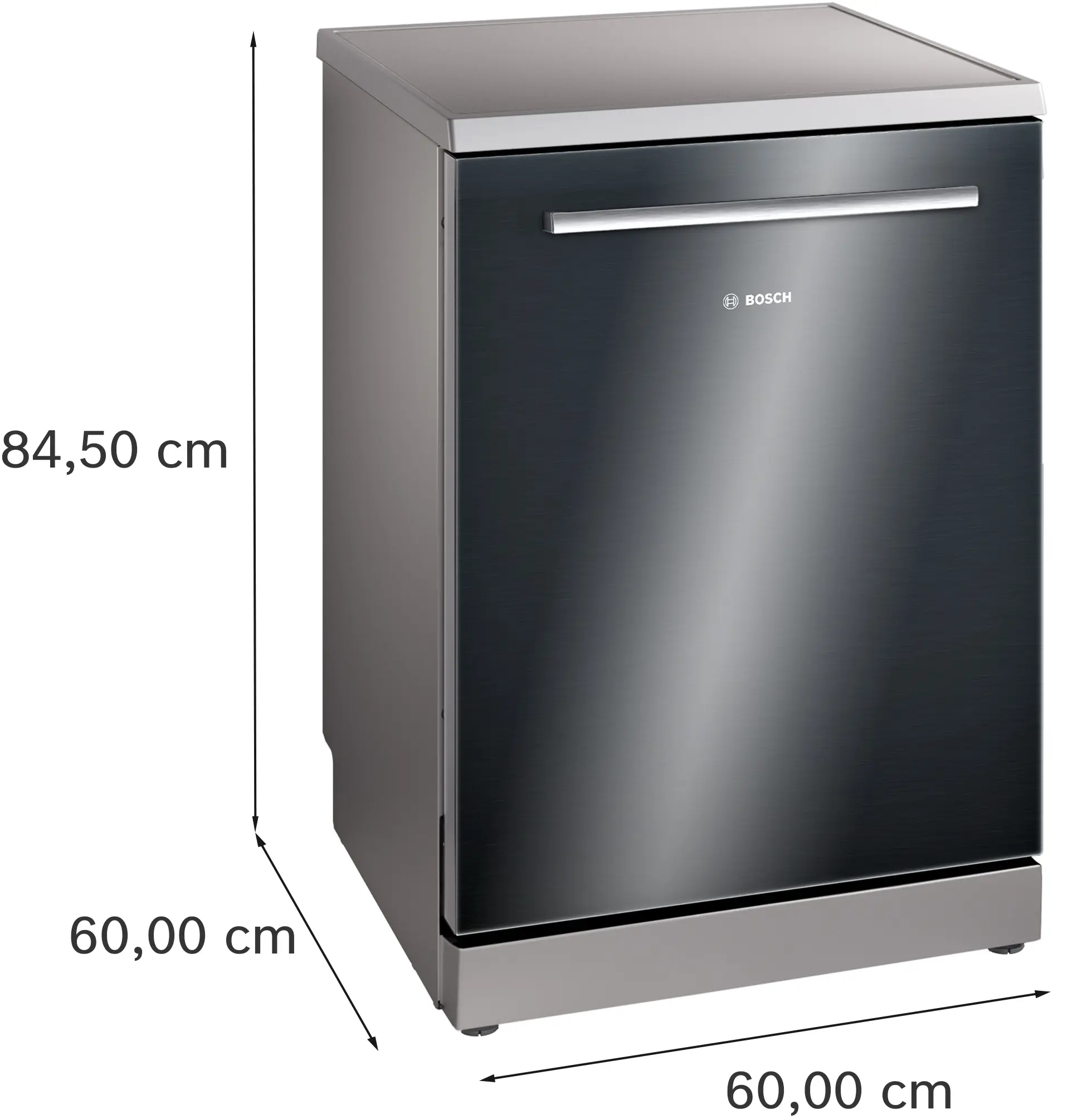 Serie 6 Solo Bulaşık Makinesi 60 cm Siyah - Gorsel 4