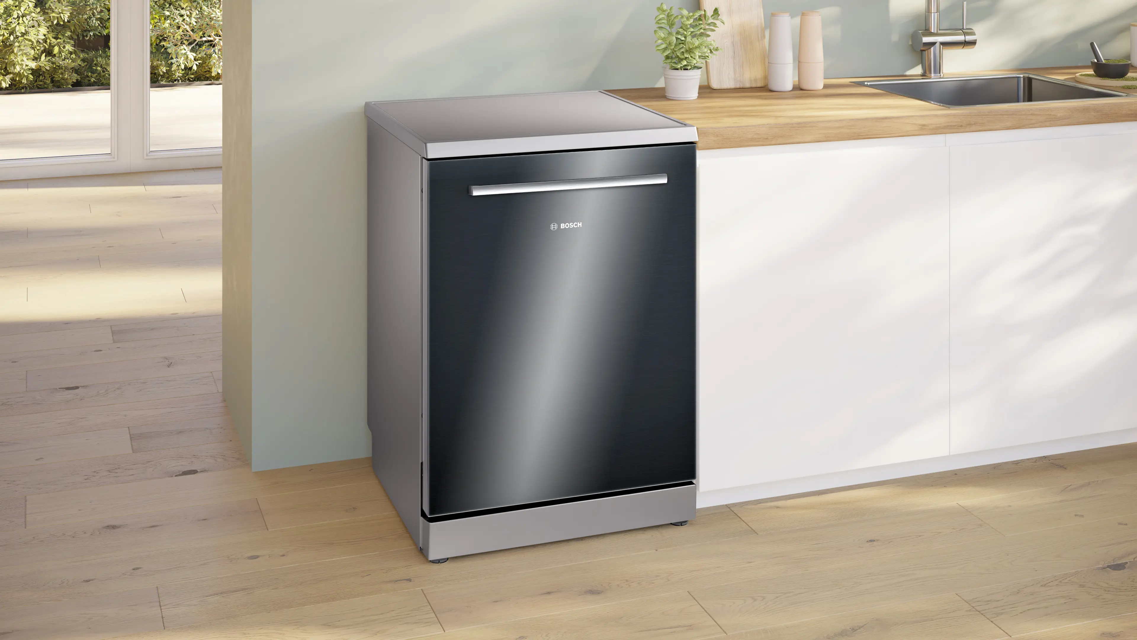 Serie 6 Solo Bulaşık Makinesi 60 cm Siyah - Gorsel 2