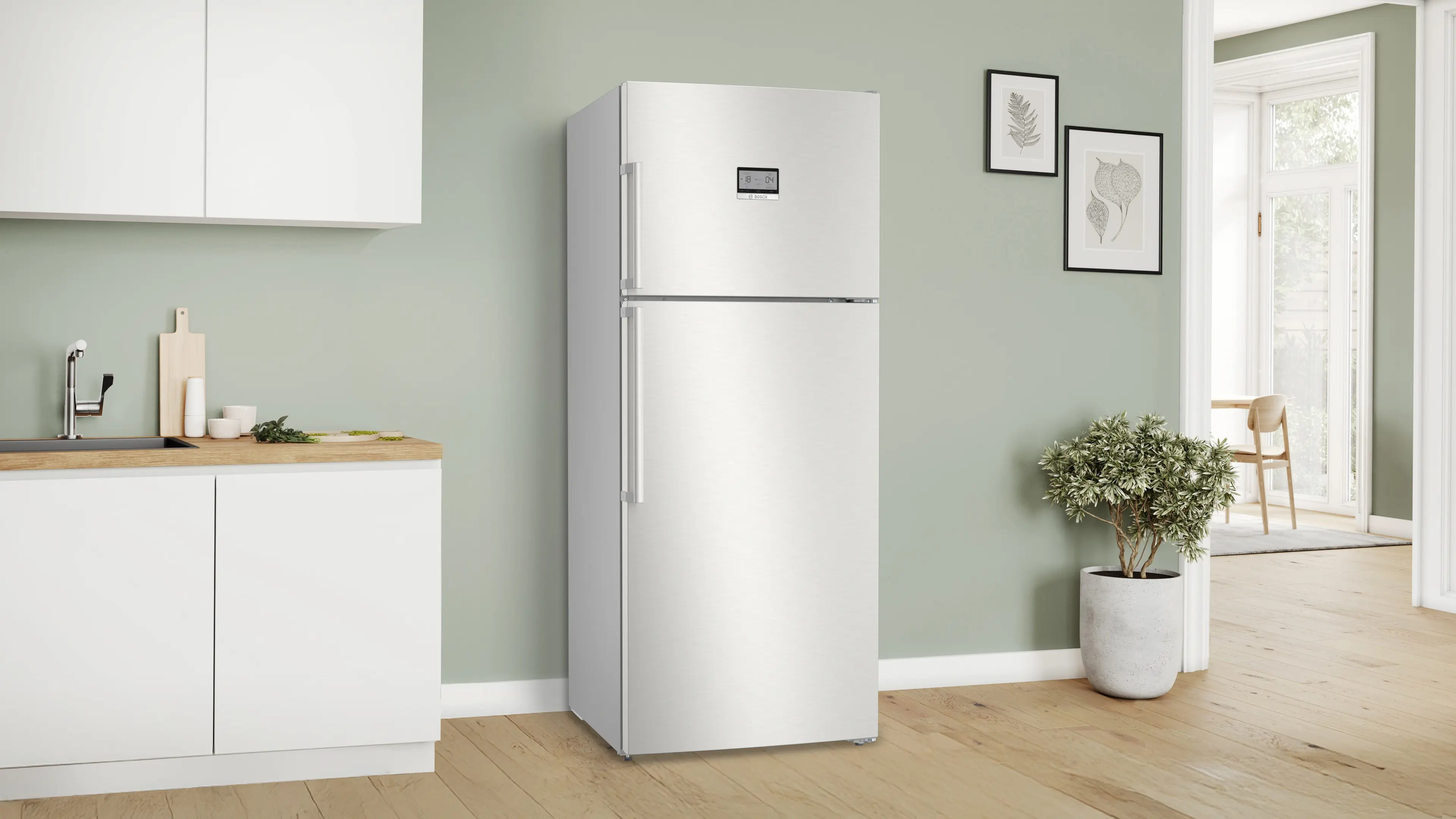 Serie 6 Üstten Donduruculu Buzdolabı 186 x 75 cm Paslanmaz çelik - Gorsel 2