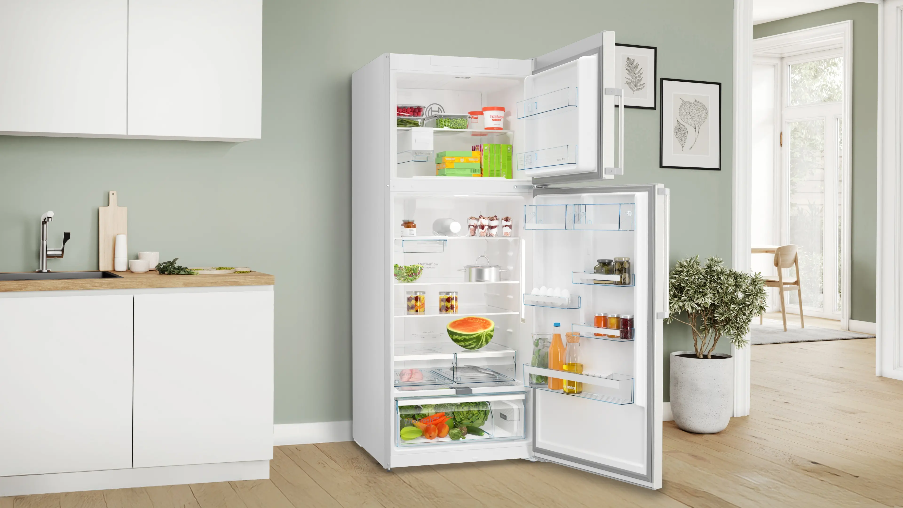 Serie 6 Üstten Donduruculu Buzdolabı 186 x 75 cm Paslanmaz çelik - Gorsel 3