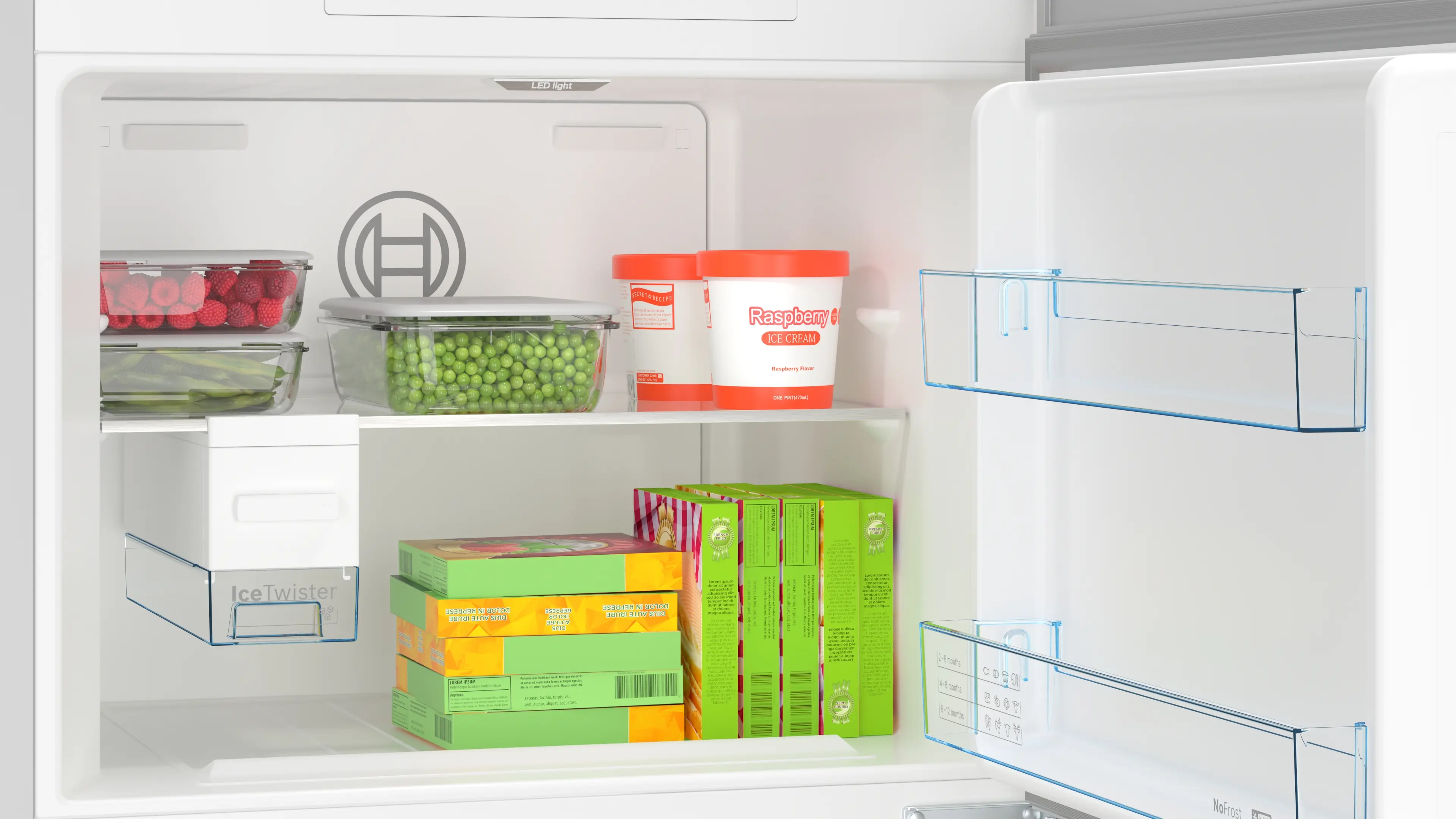 Serie 6 Üstten Donduruculu Buzdolabı 186 x 75 cm Paslanmaz çelik - Gorsel 7