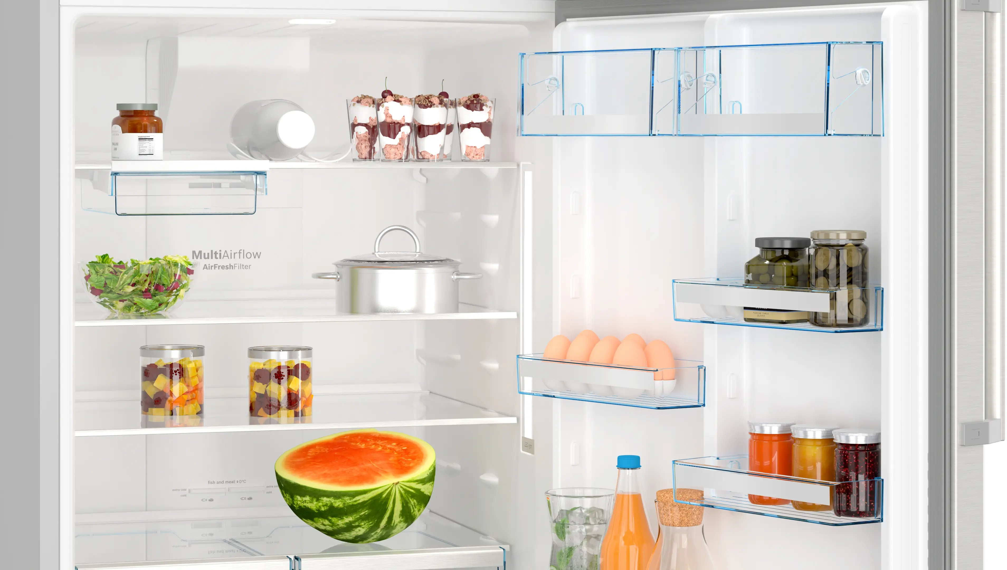 Serie 6 Üstten Donduruculu Buzdolabı 186 x 75 cm Paslanmaz çelik - Gorsel 5