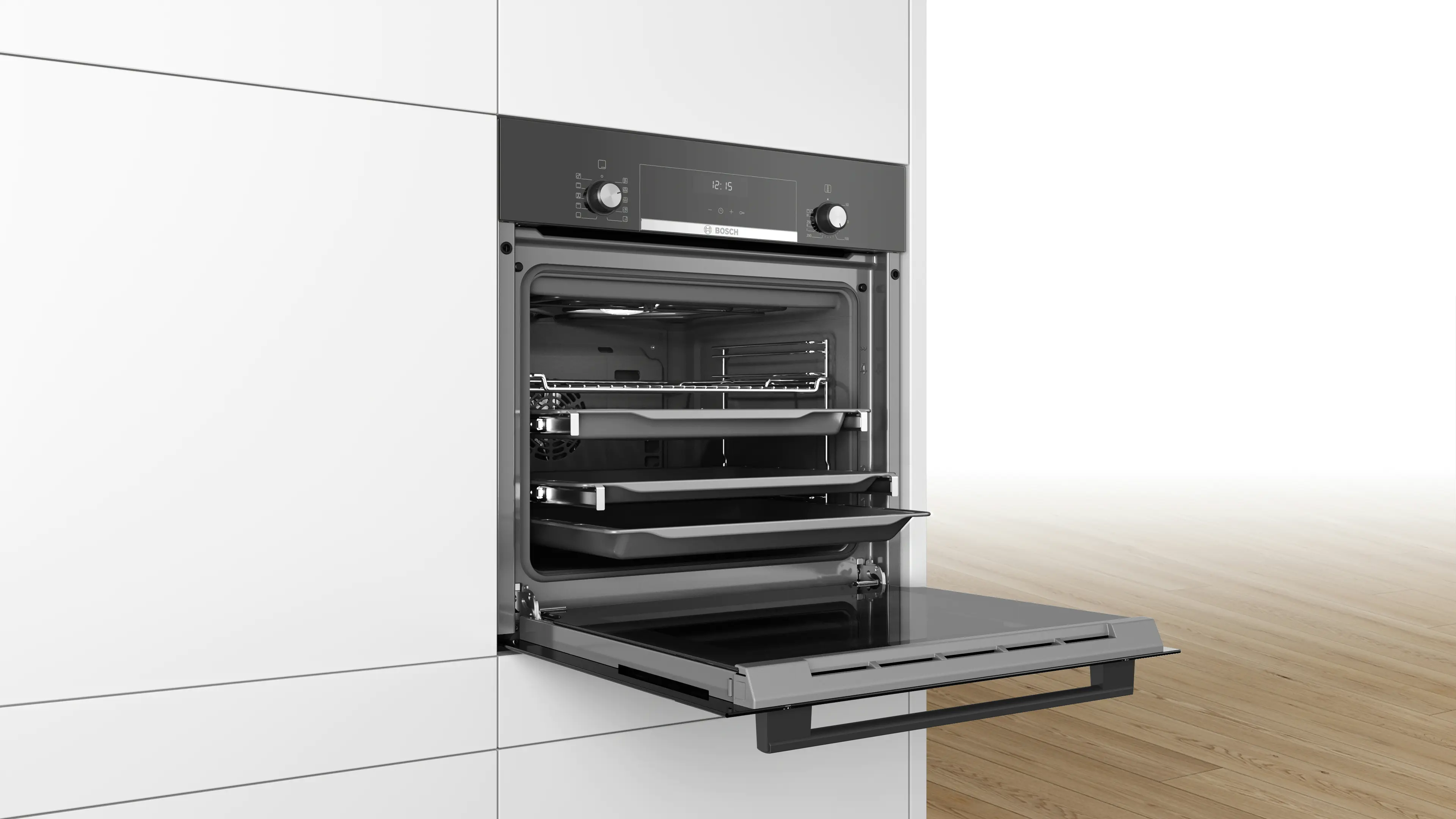 Serie 6 Ankastre Fırın 60 x 60 cm Siyah - Gorsel 4