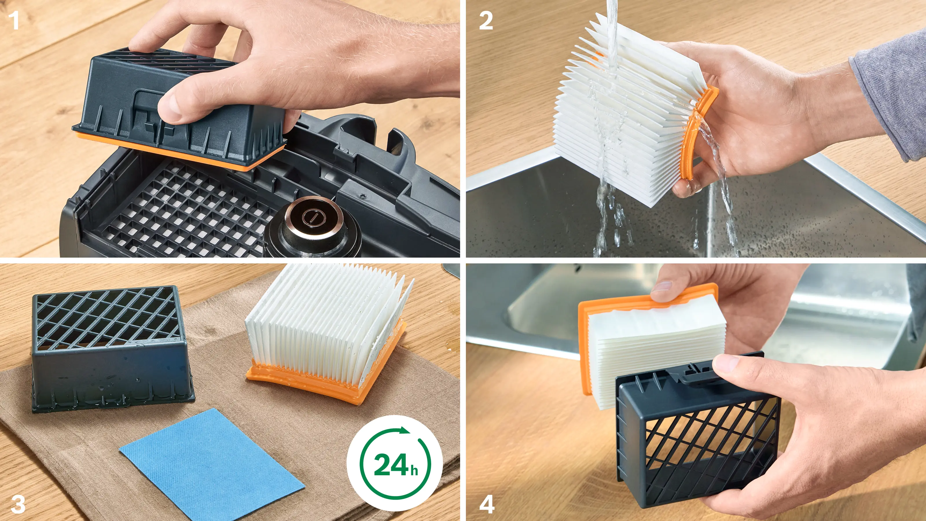 Serie 4 Toz torbalı Süpürge ProHygienic Beyaz - Gorsel 18