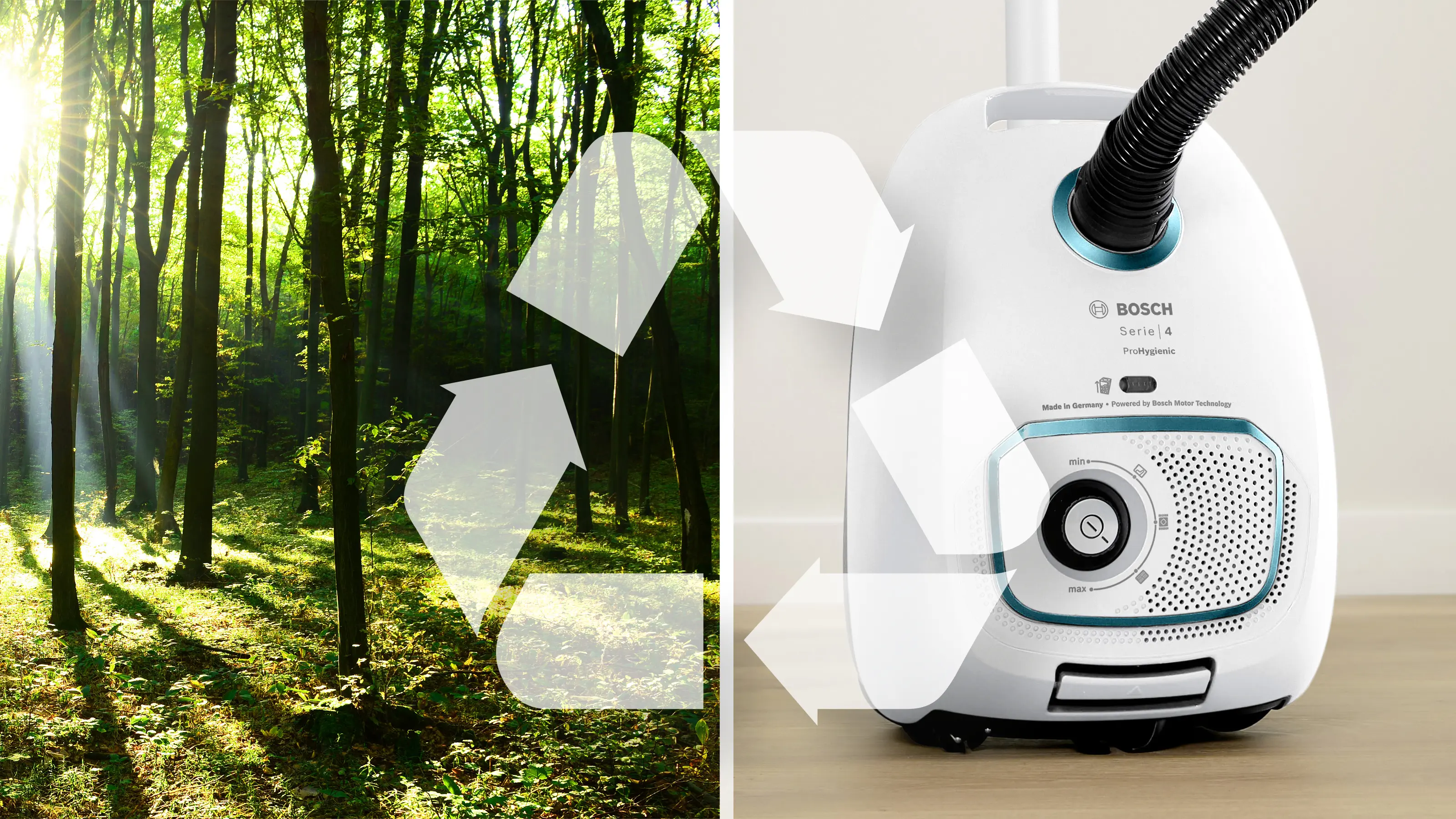 Serie 4 Toz torbalı Süpürge ProHygienic Beyaz - Gorsel 14