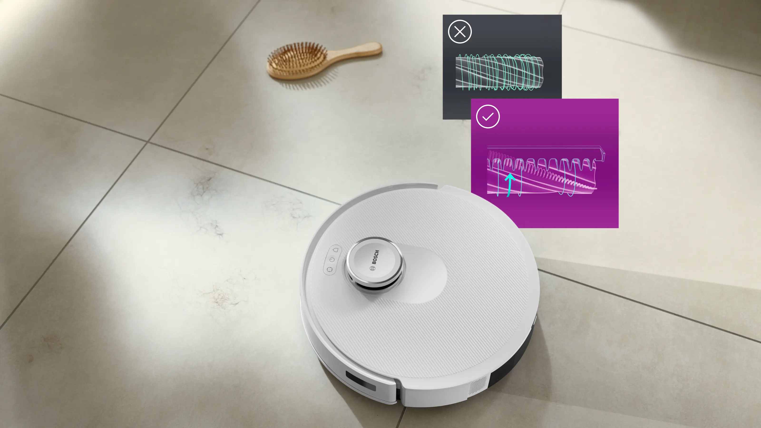 BCRD2W Robot Süpürge Spotless Advanced + - Gorsel 3