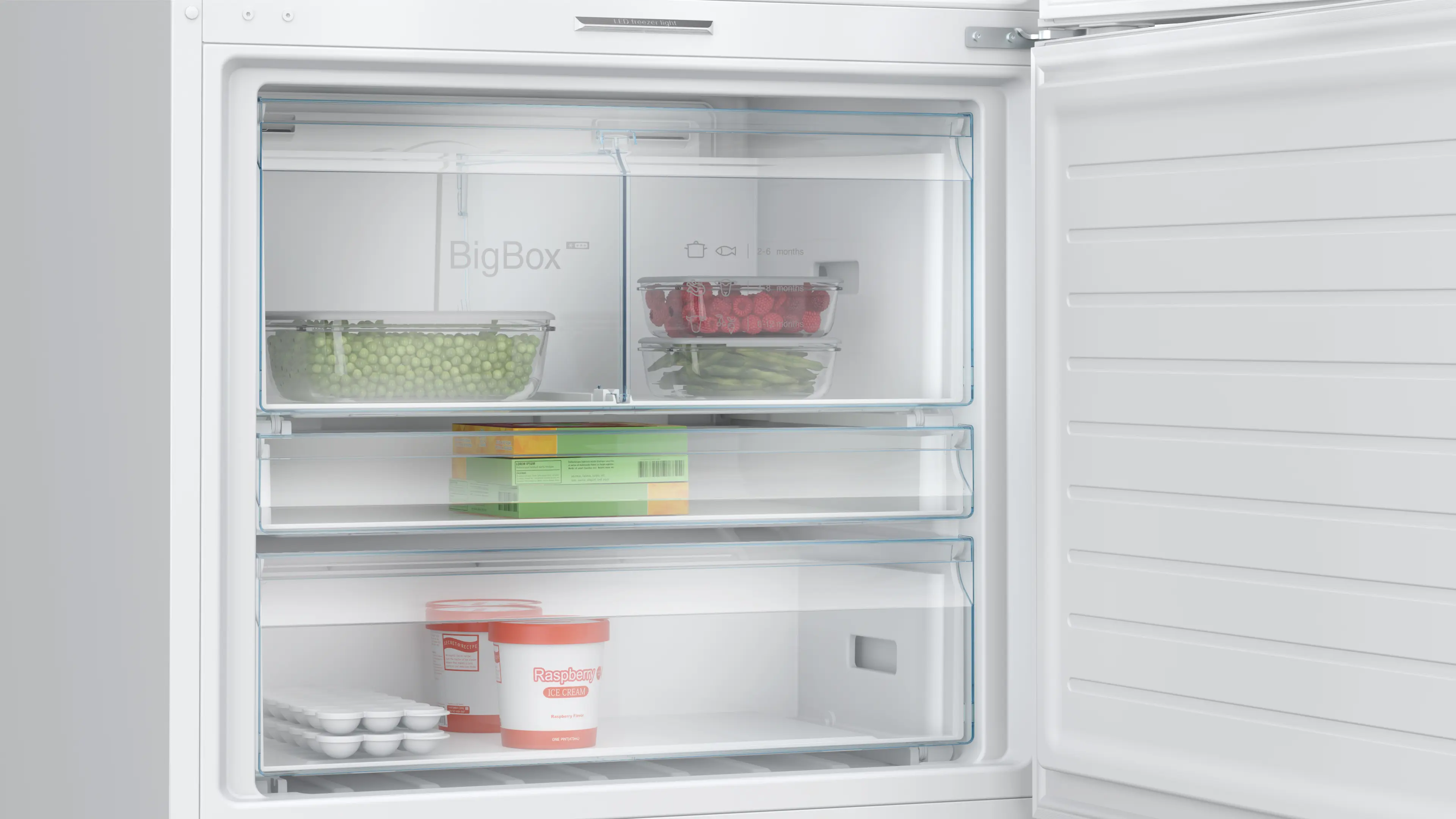 Serie 8 Alttan Donduruculu Buzdolabı 186 x 86 cm Beyaz, Total No Frost - Gorsel 7