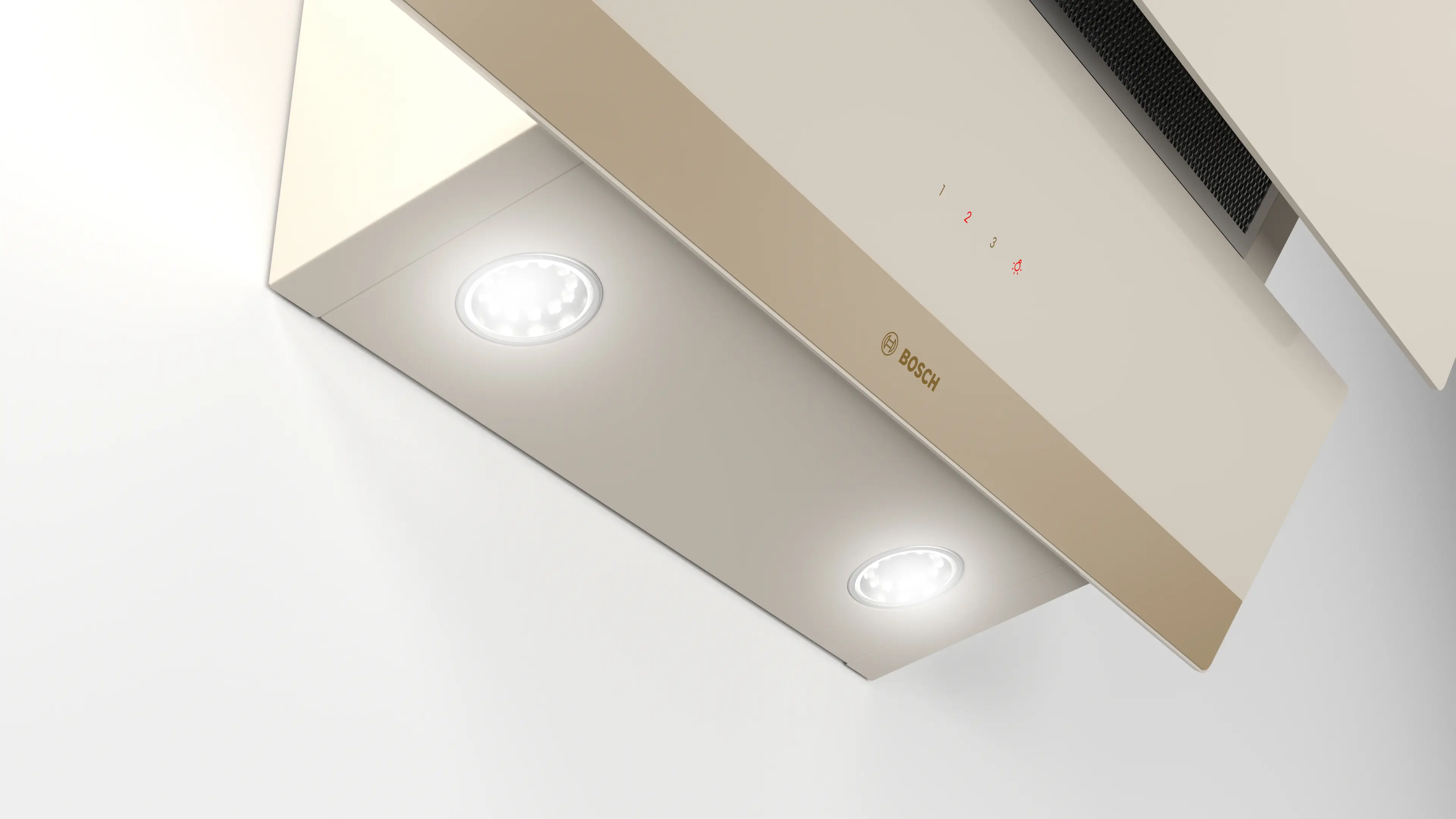 Serie 4 Duvar Tipi Davlumbaz 60 cm NeoKlasik, Beyaz Cam Yüzey - Gorsel 4