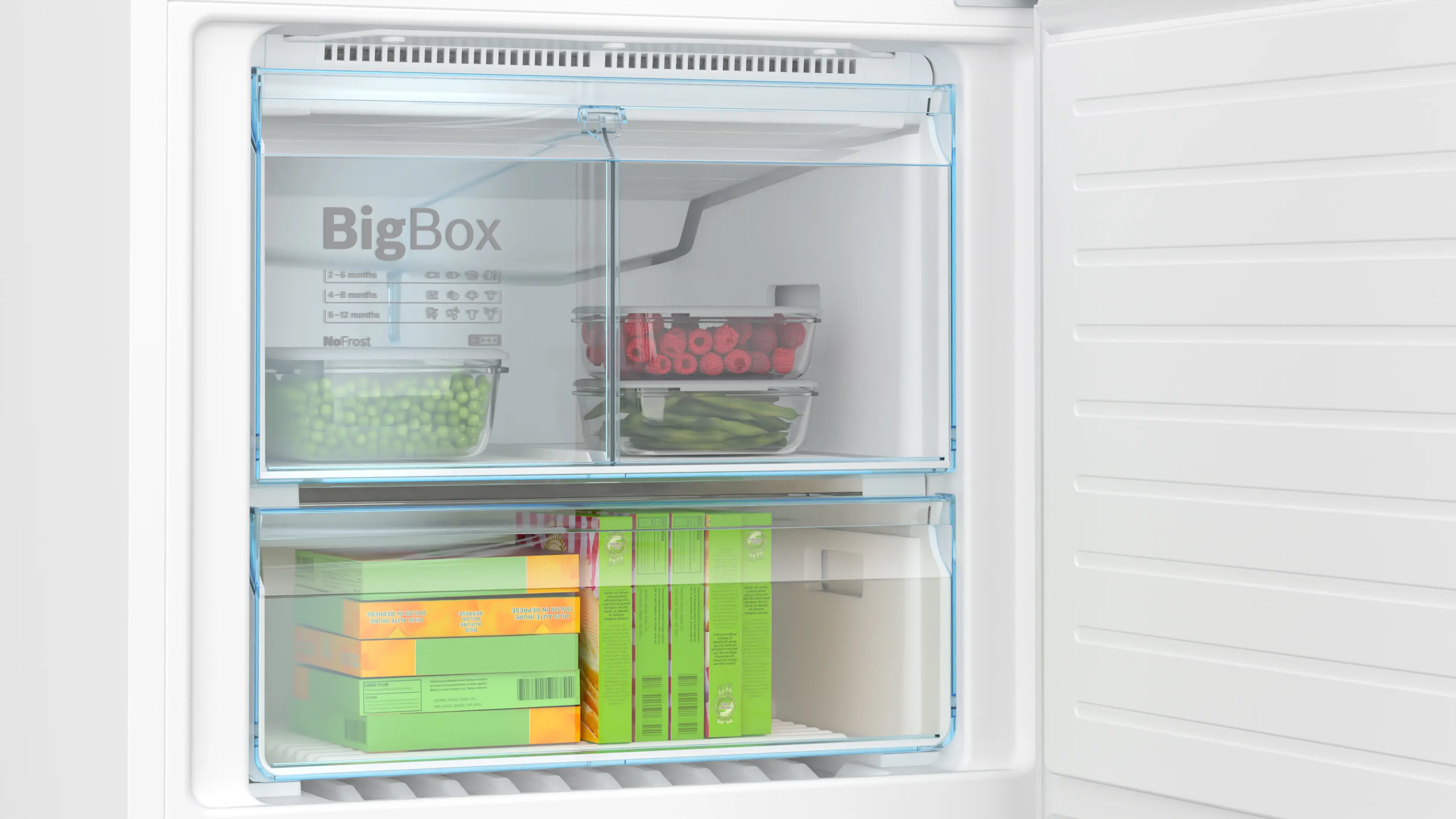 Serie 4 Alttan Donduruculu Buzdolabı 186 x 75 cm Beyaz, Total No Frost - Gorsel 6