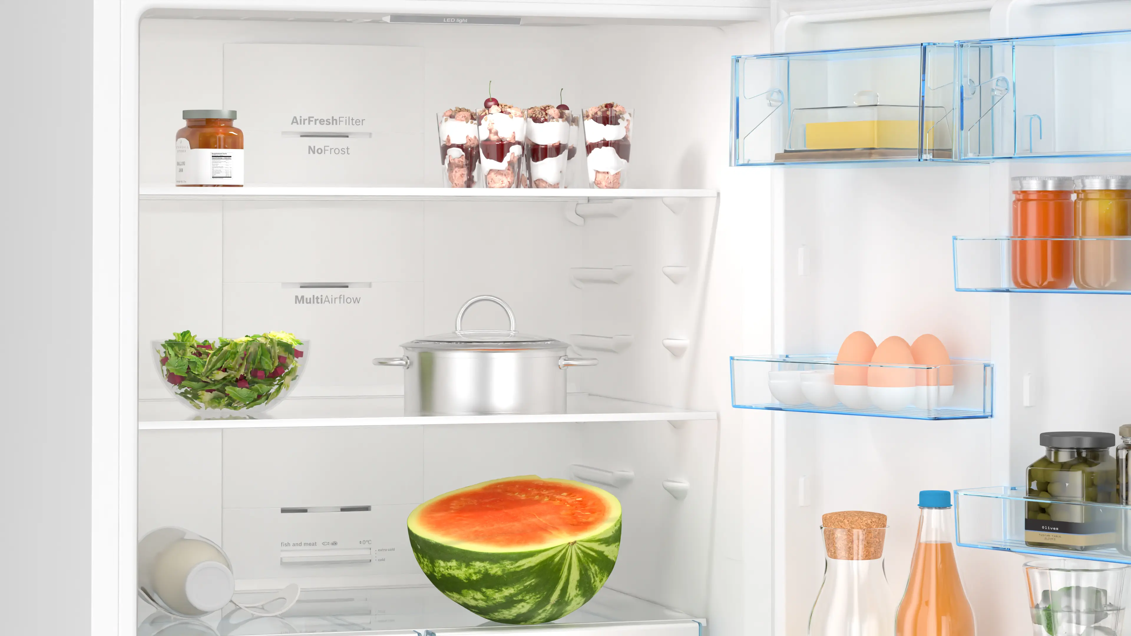 Serie 4 Alttan Donduruculu Buzdolabı 186 x 75 cm Beyaz, Total No Frost - Gorsel 4