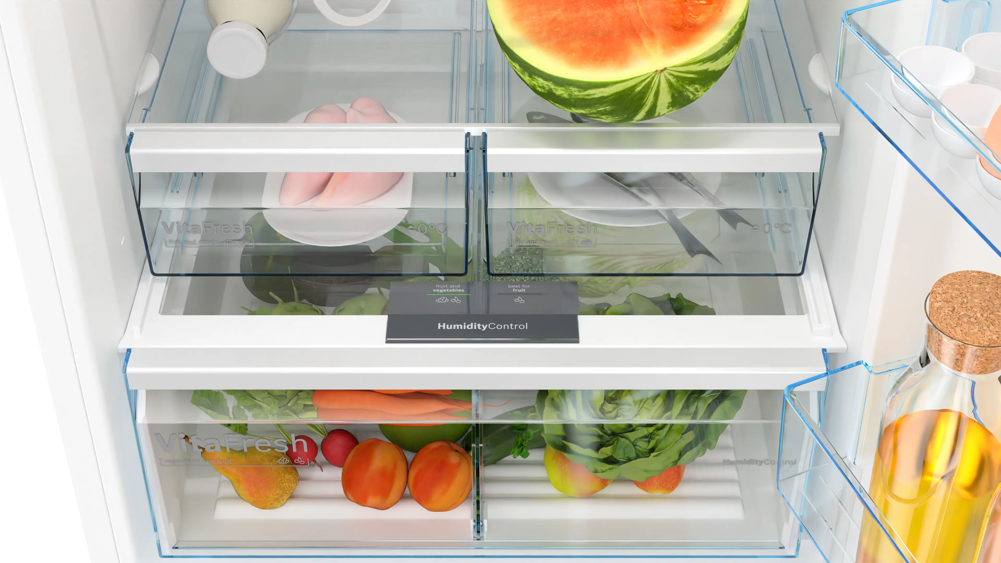 Serie 4 Alttan Donduruculu Buzdolabı 186 x 75 cm Beyaz, Total No Frost - Gorsel 5