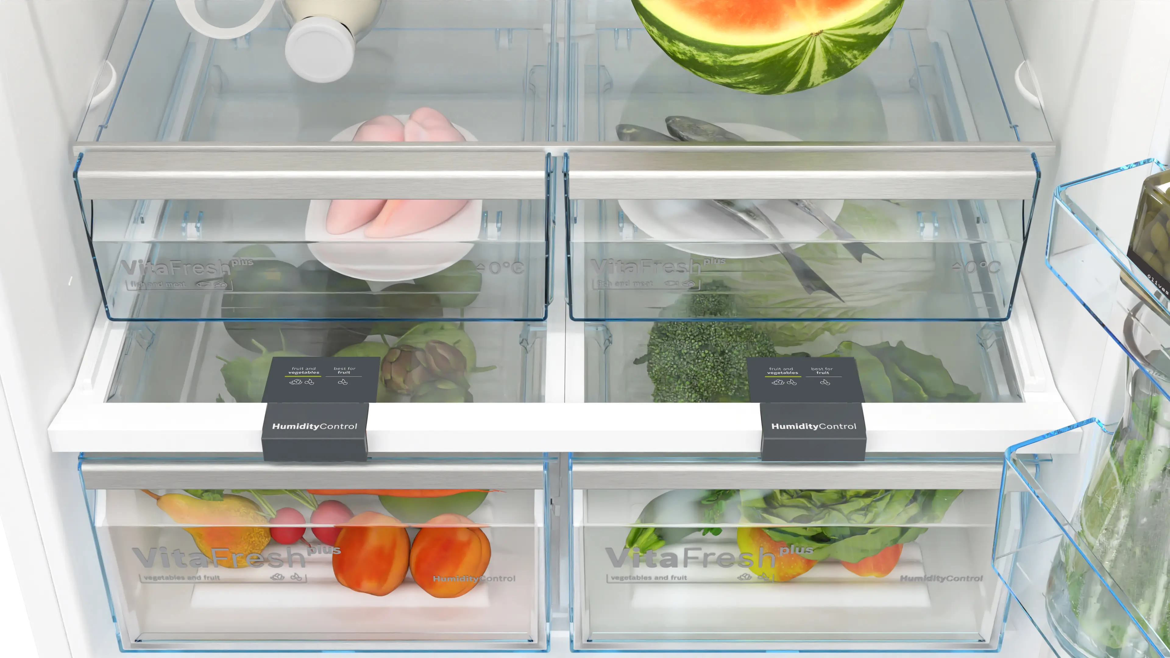 Serie 6 Alttan Donduruculu Buzdolabı 186 x 86 cm Beyaz, Total No Frost - Gorsel 5