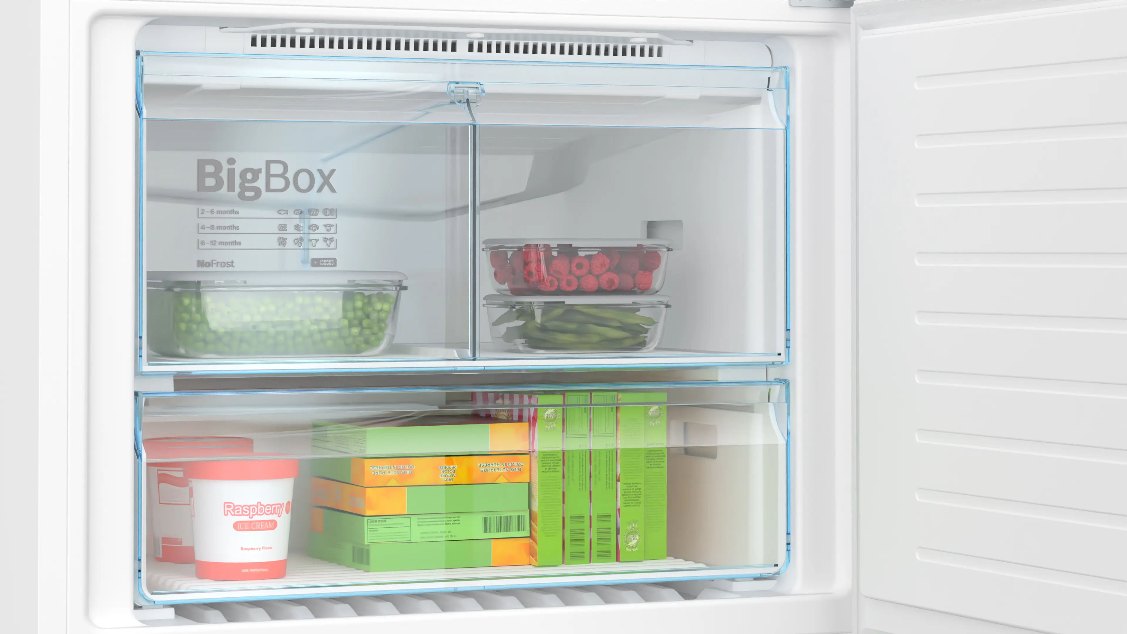 Serie 6 Alttan Donduruculu Buzdolabı 186 x 86 cm Beyaz, Total No Frost - Gorsel 6