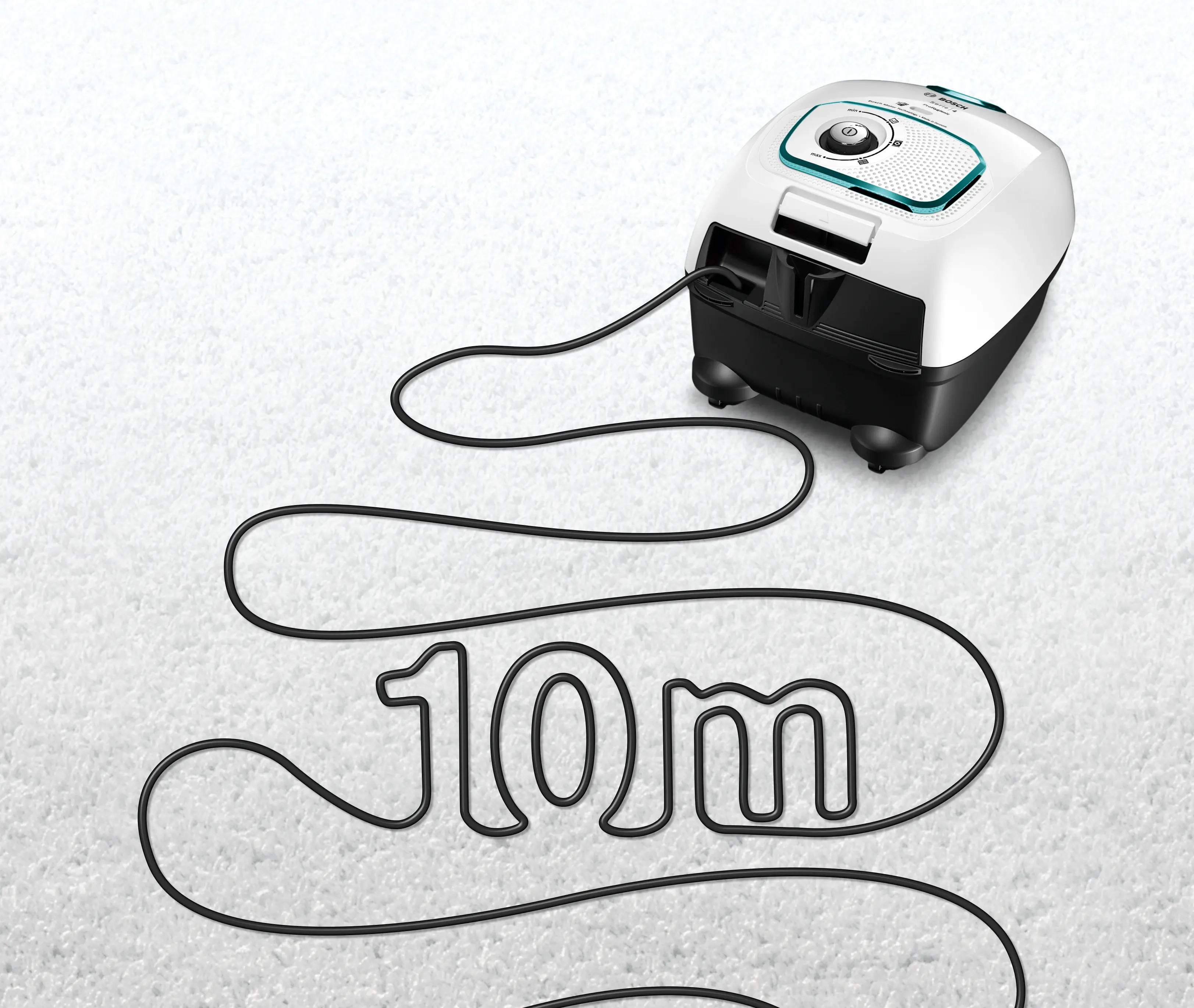 Serie 4 Toz torbalı Süpürge ProHygienic Beyaz - Gorsel 5