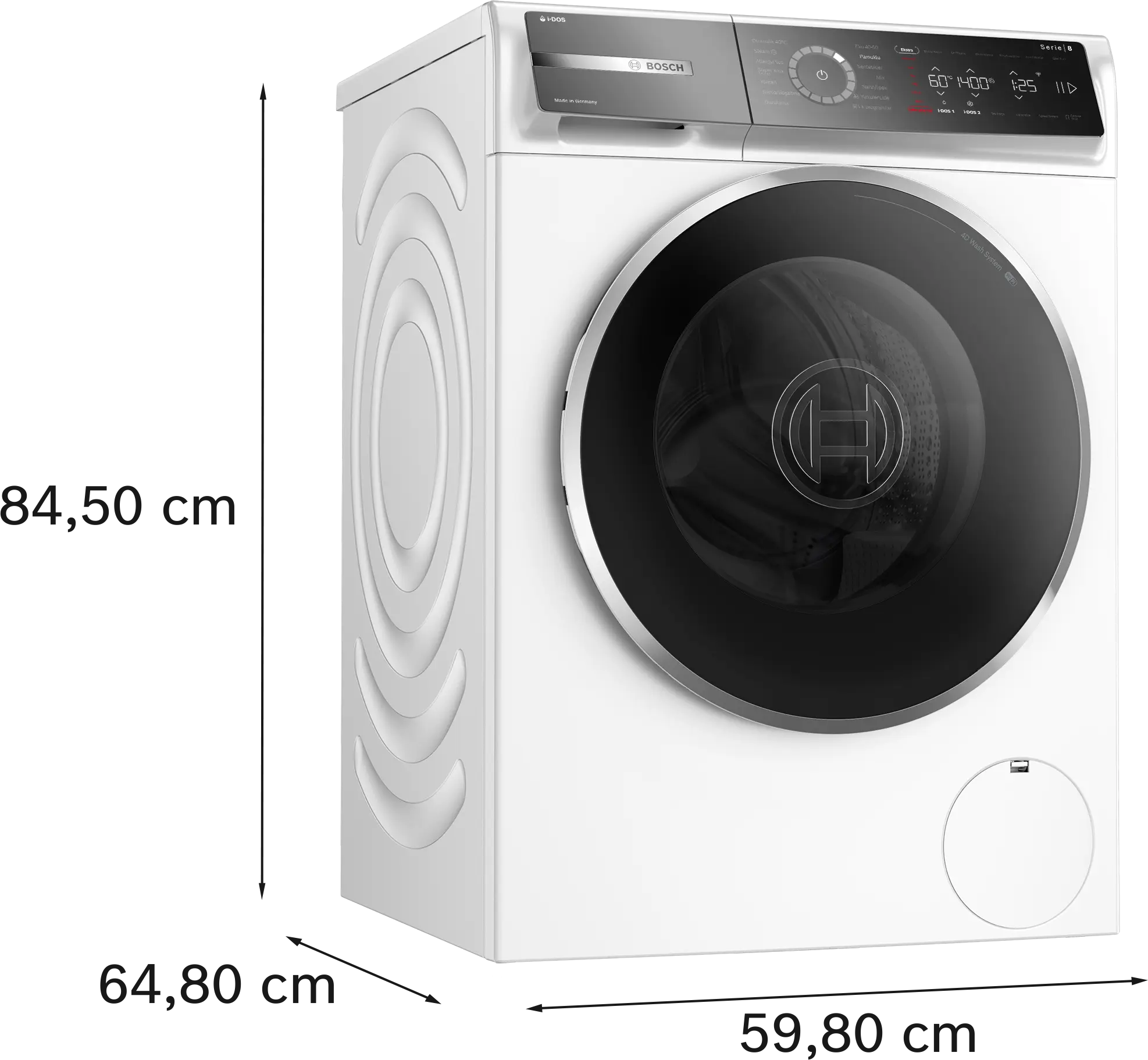 Serie 8 Çamaşır Makinesi 10 kg maks. 1400 dev./dak. - Gorsel 6