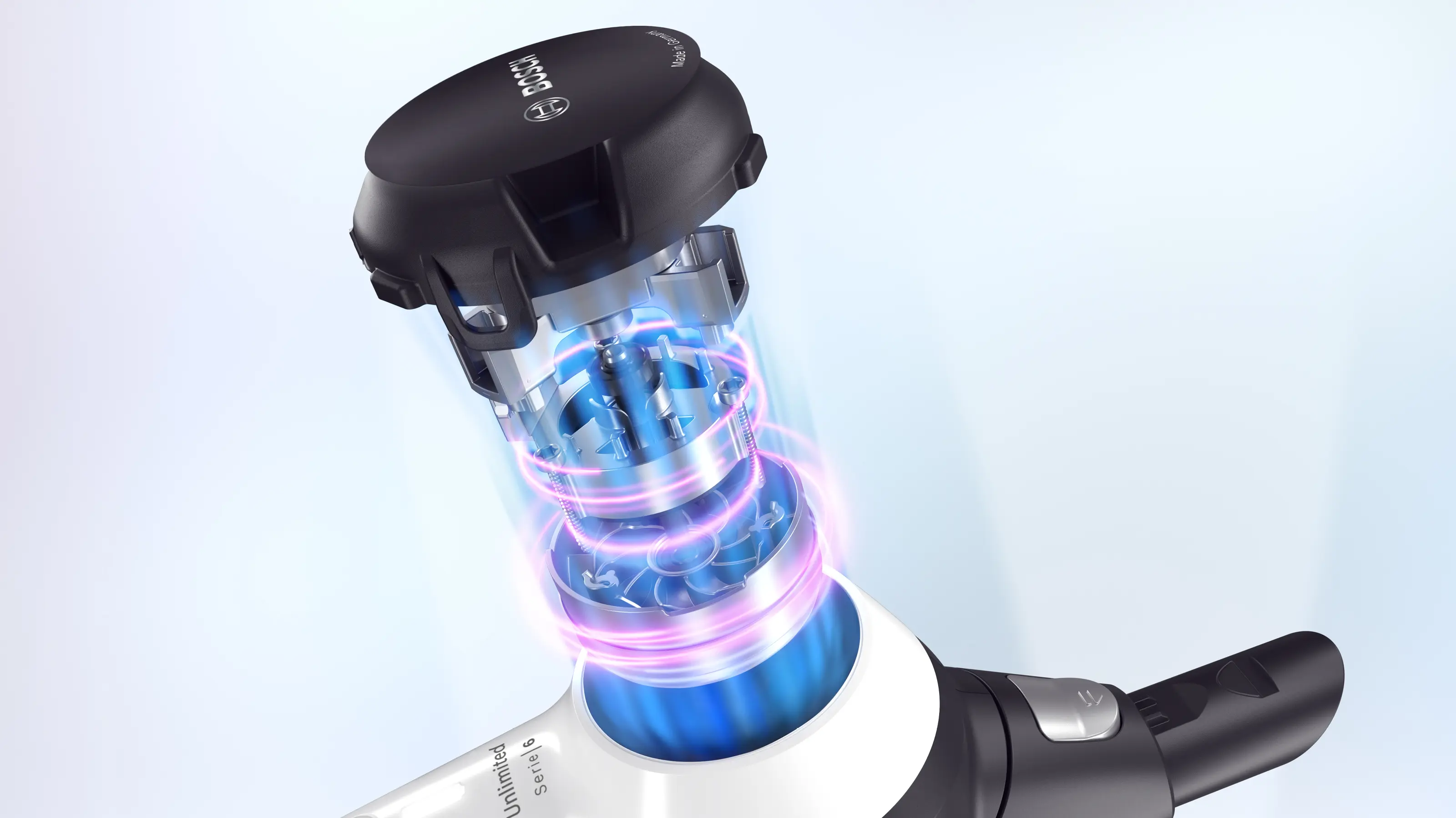 BCS61113 Şarjlı Süpürge Unlimited 6 Beyaz - Gorsel 3