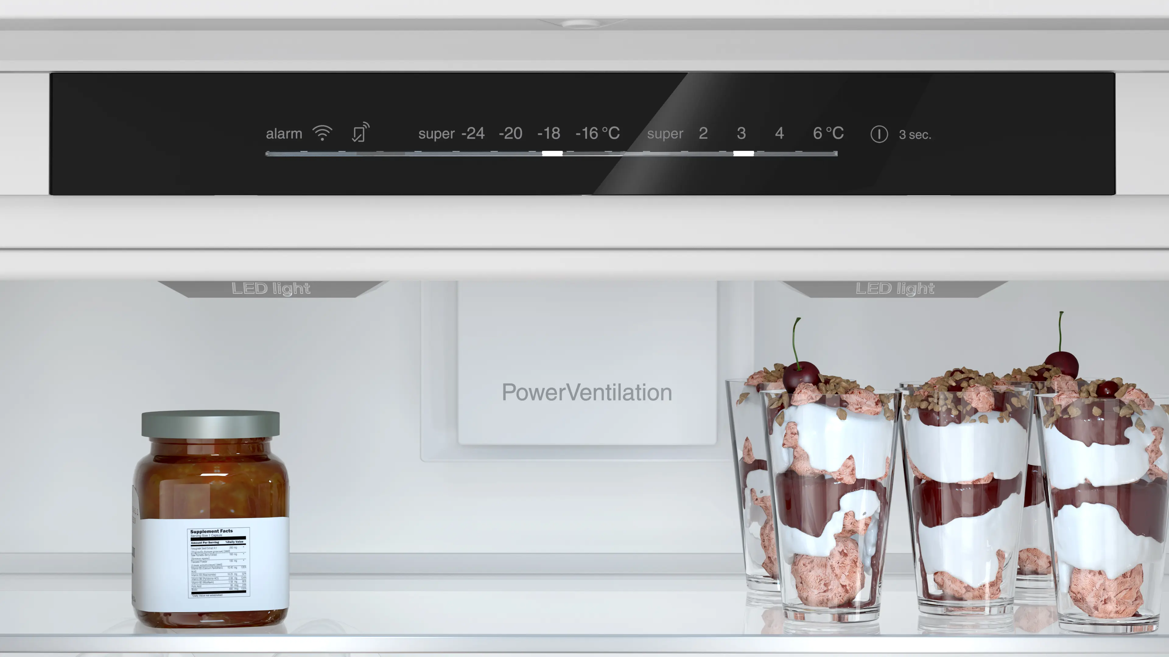 Serie 6 Alttan Donduruculu Ankastre Buzdolabı 193.5 x 70.8 cm softClosing Düz Menteşe - Gorsel 3