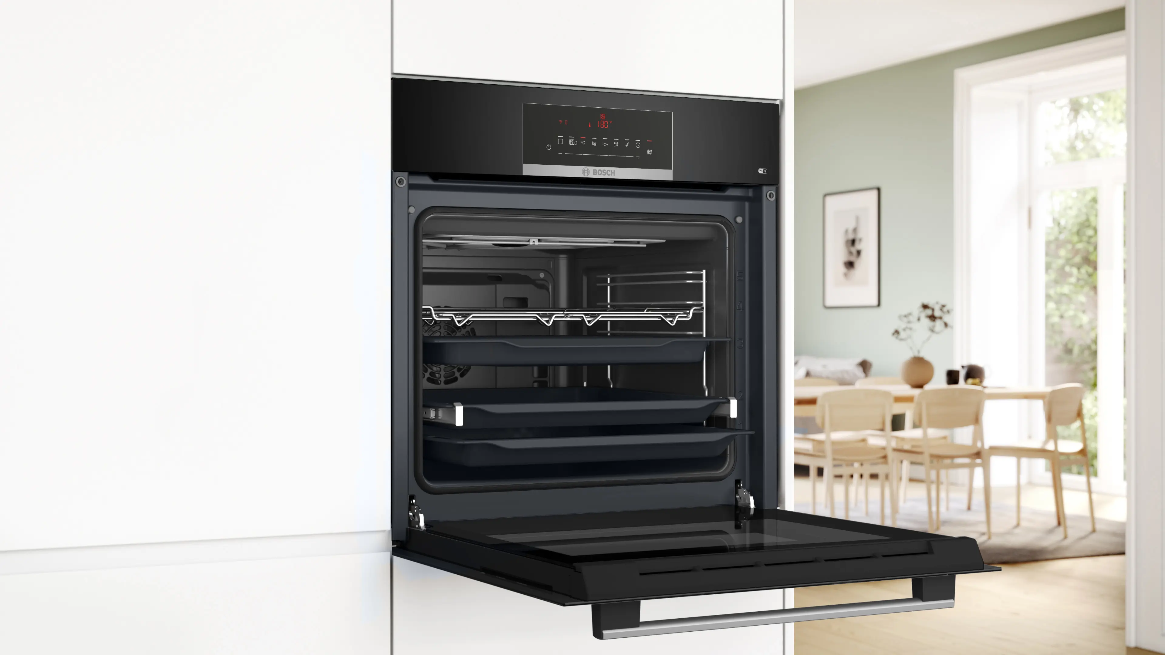 Serie 6 Ankastre Fırın 60 x 60 cm Siyah - Gorsel 4