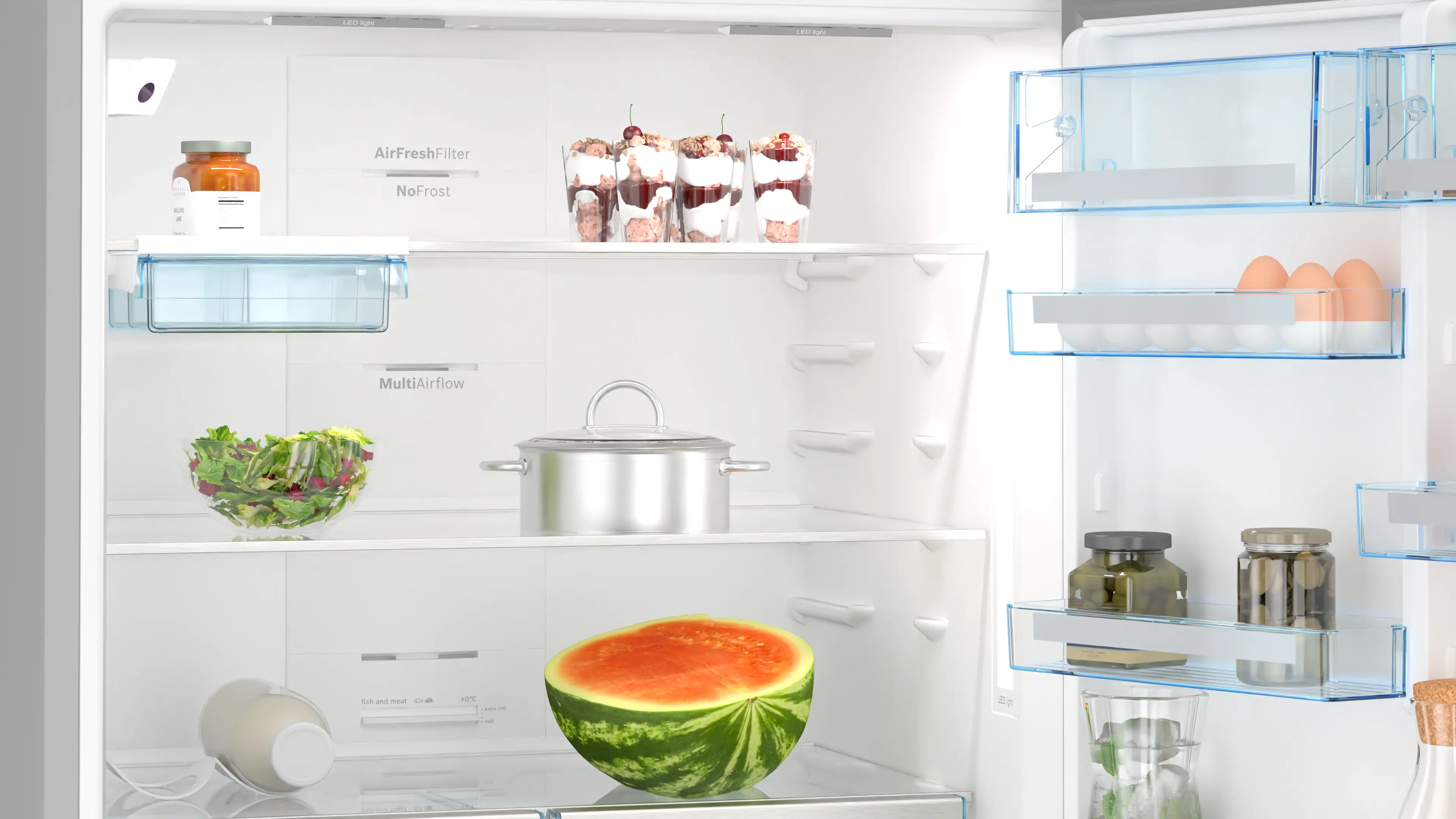 Serie 6 Alttan Donduruculu Buzdolabı 186 x 86 cm Kolay temizlenebilir Inox - Gorsel 4