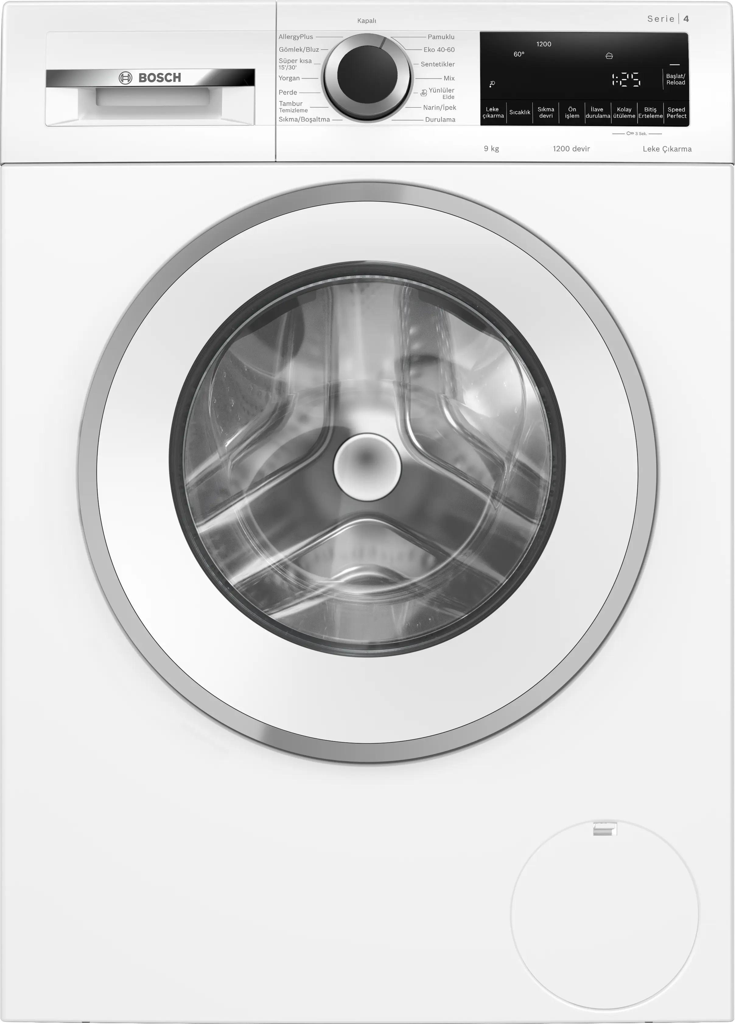 Serie 4 Çamaşır Makinesi 9 kg maks. 1200 dev./dak. - Gorsel 1