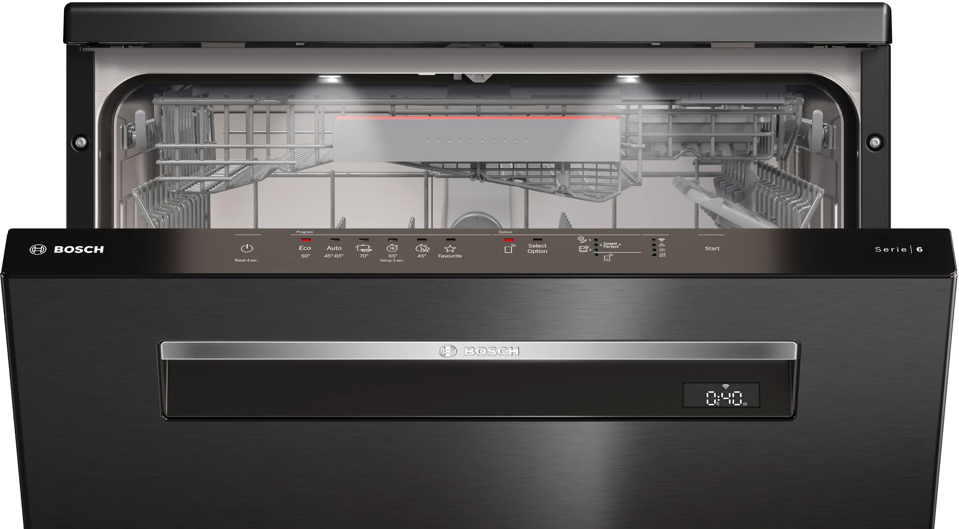 Serie 6 Solo Bulaşık Makinesi 60 cm Kolay Temizlenebilir Siyah Inox - Gorsel 3