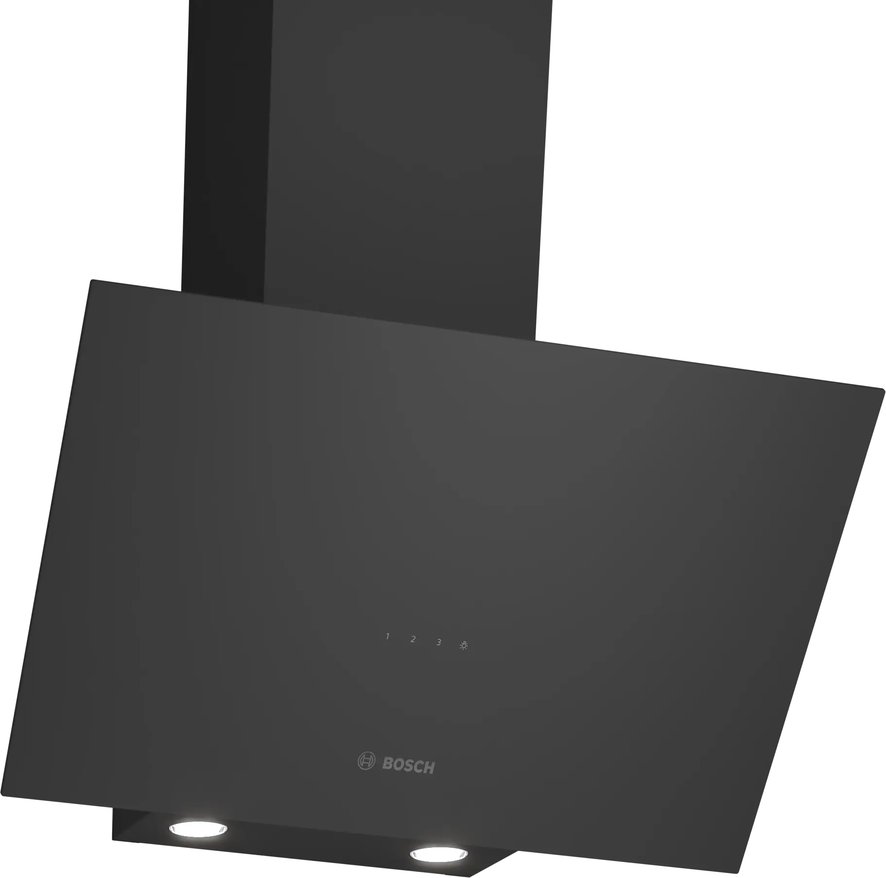 Serie 2 Duvar Tipi Davlumbaz 60 cm Siyah Cam, Siyah - Gorsel 1