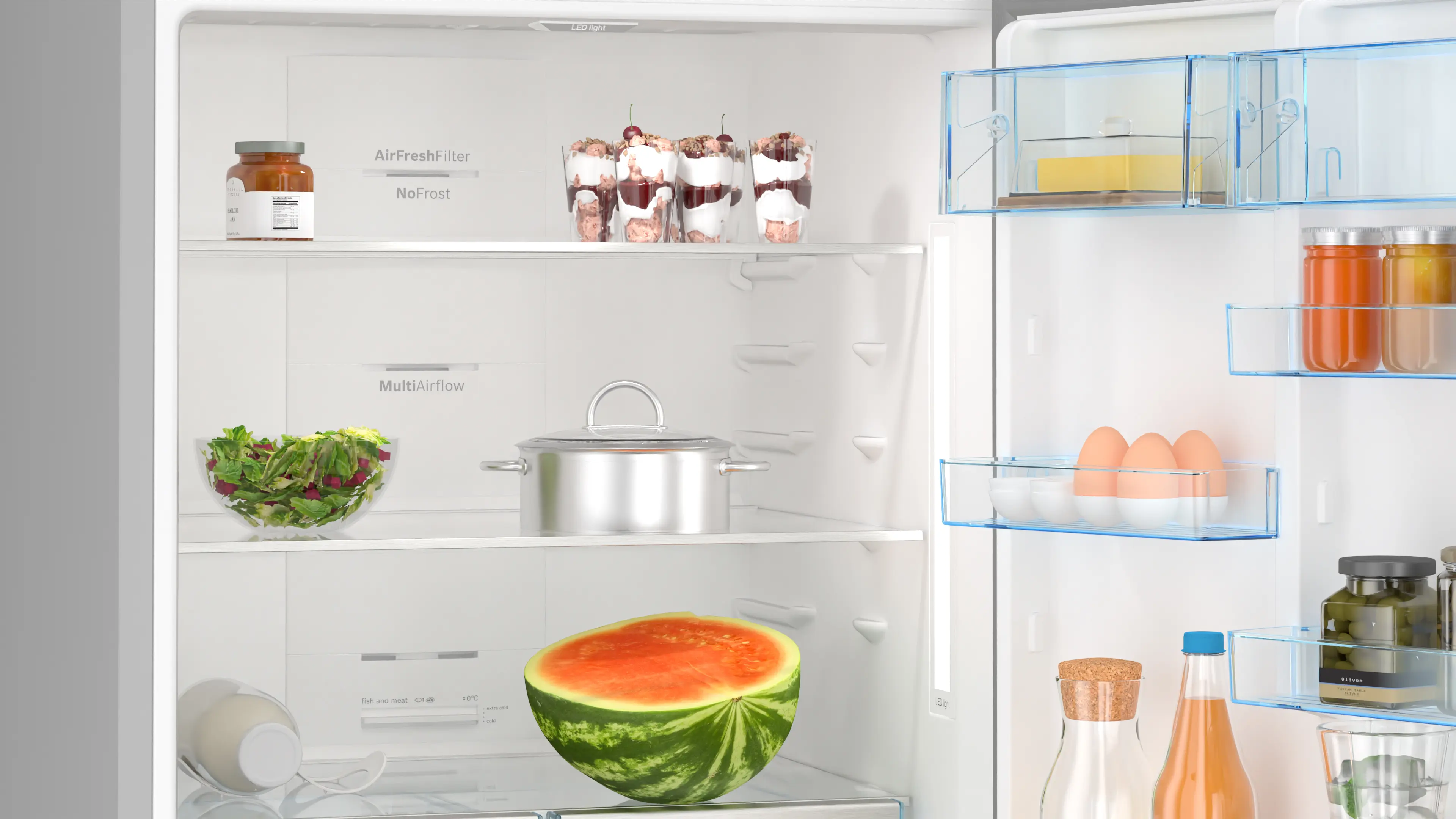 Serie 6 Alttan Donduruculu Buzdolabı 186 x 75 cm Paslanmaz çelik - Gorsel 4