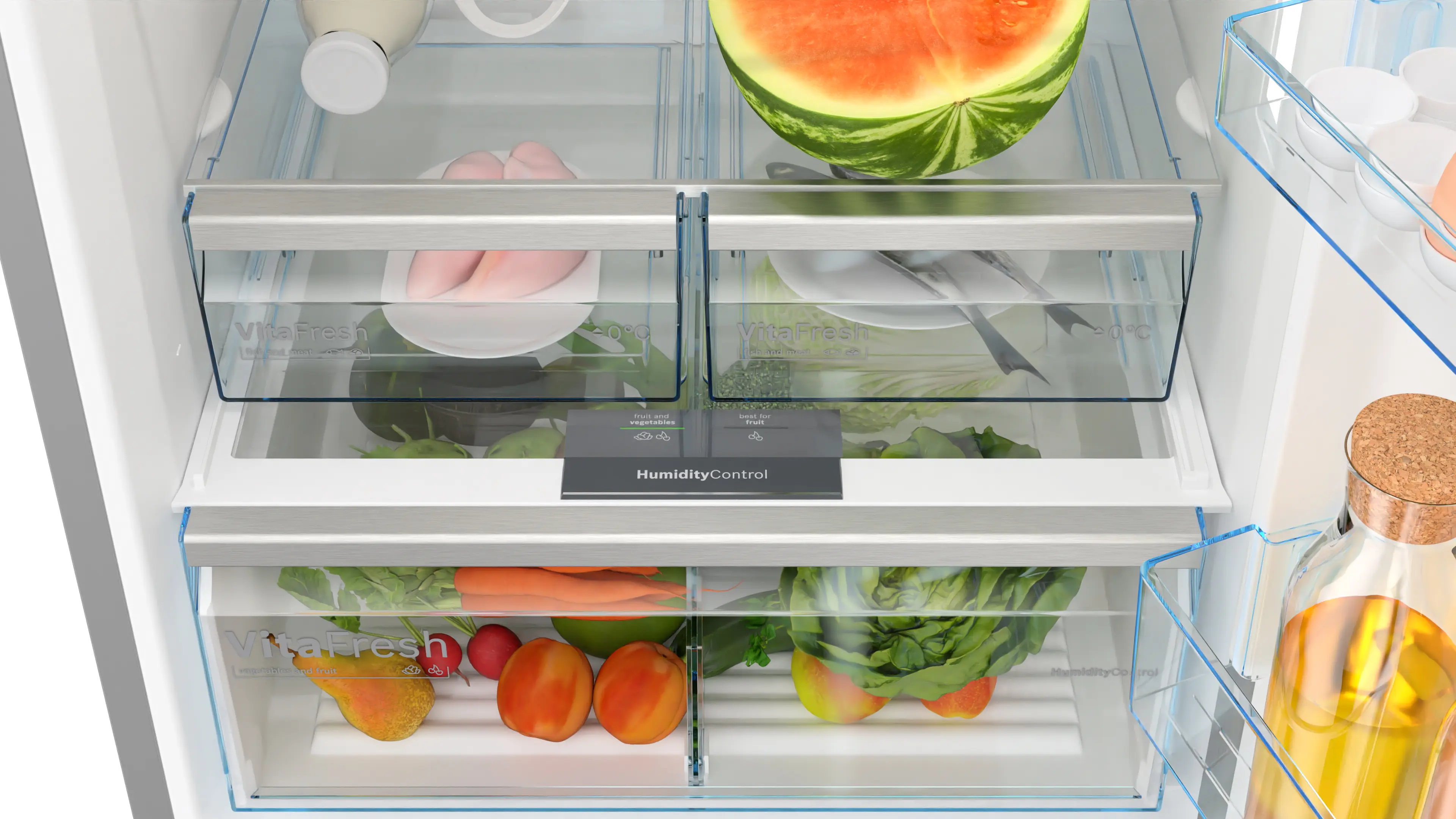 Serie 6 Alttan Donduruculu Buzdolabı 186 x 75 cm Paslanmaz çelik - Gorsel 5