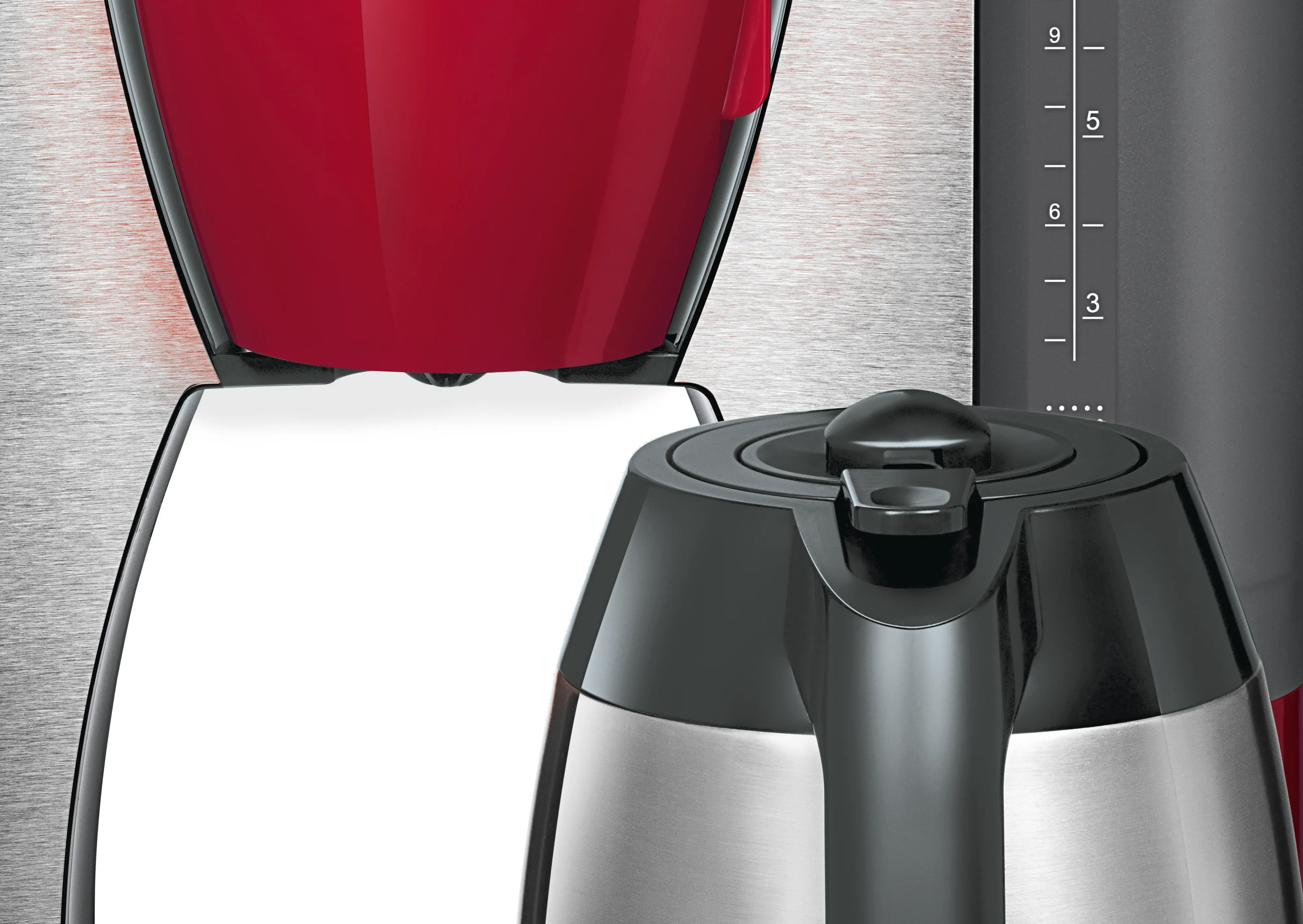 TKA6A684 Filtre Kahve Makinesi ComfortLine Kırmızı - Gorsel 6