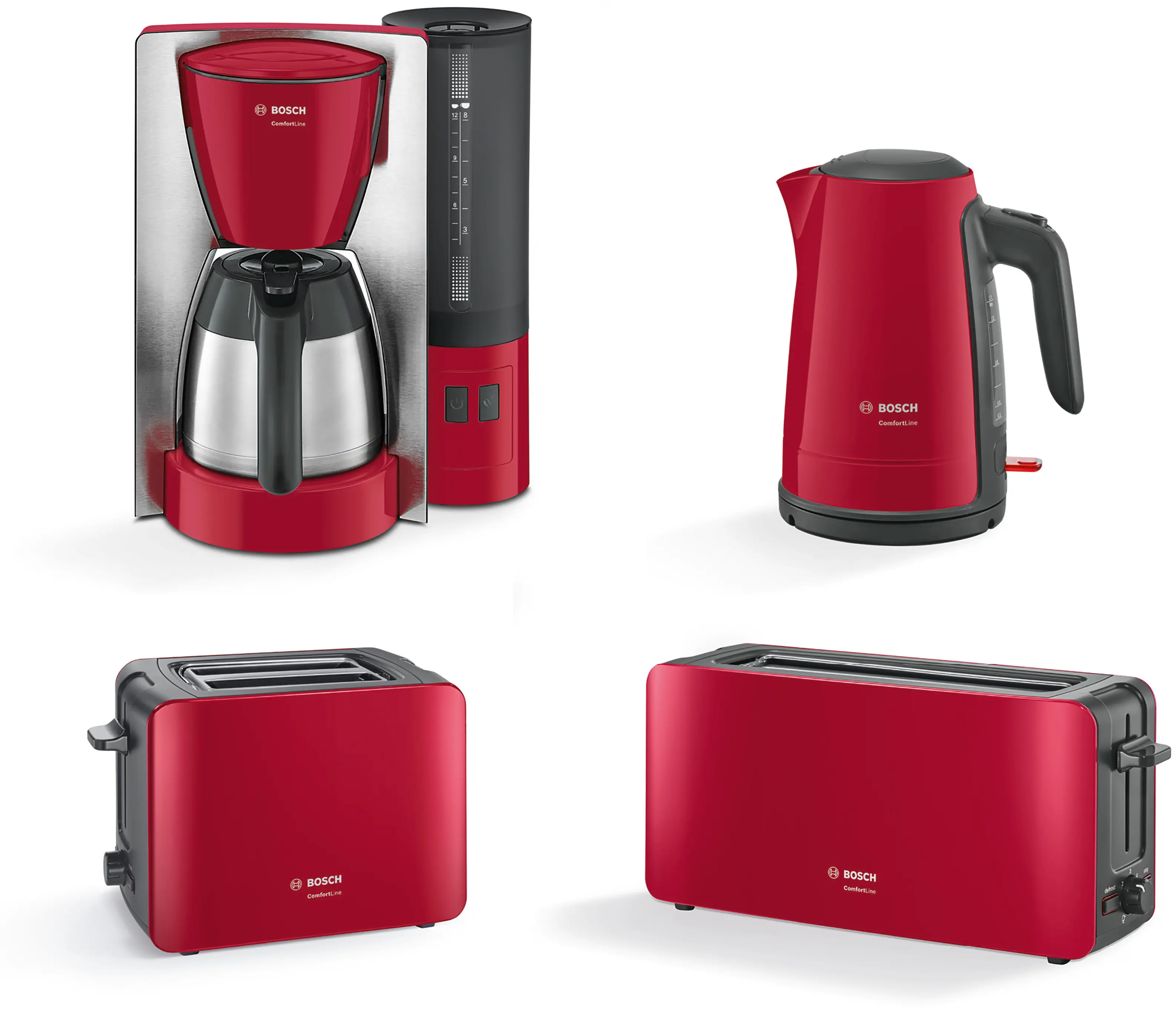 TKA6A684 Filtre Kahve Makinesi ComfortLine Kırmızı - Gorsel 10