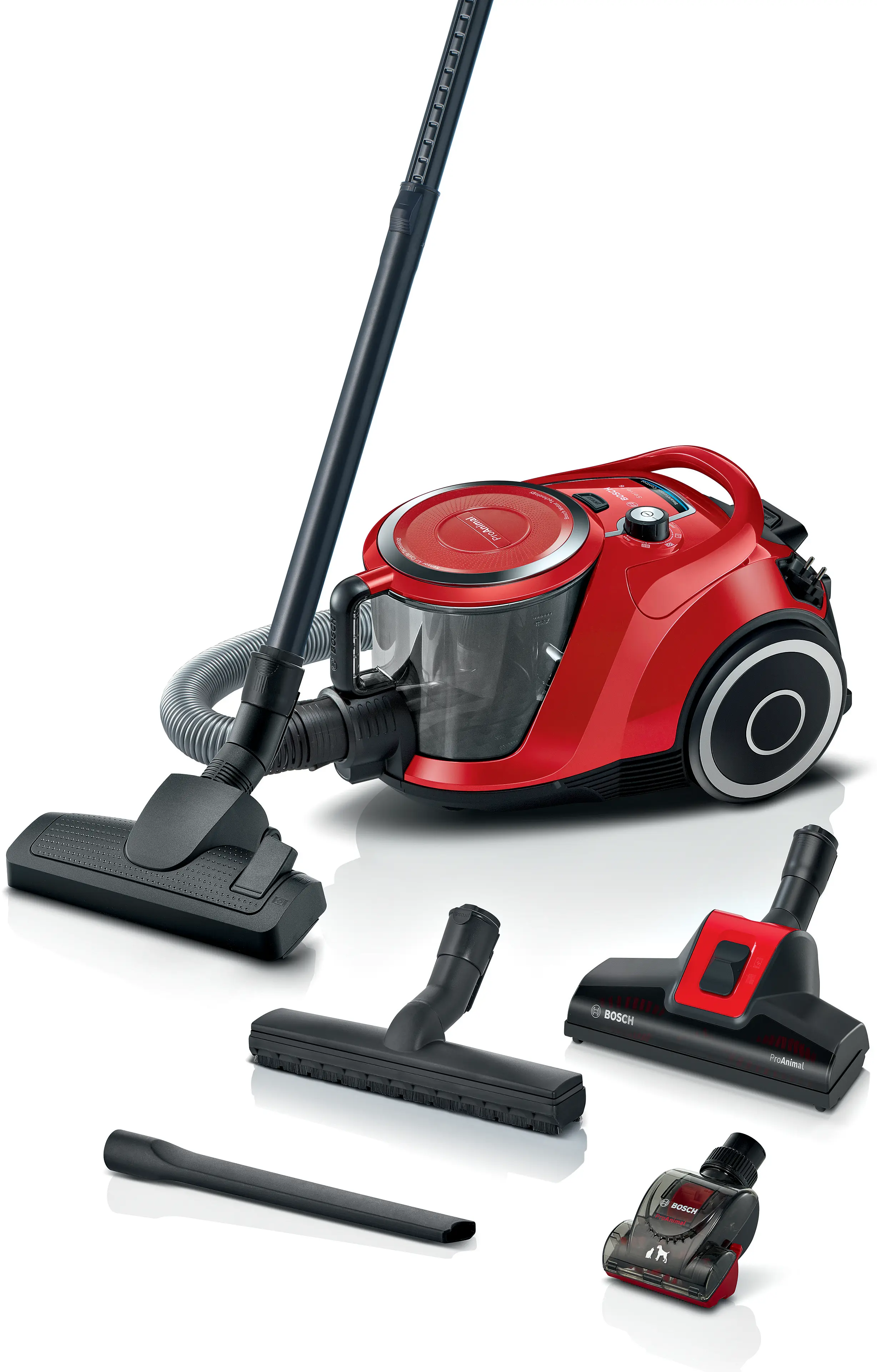 Serie 6 Toz torbasız Süpürge ProAnimal Kırmızı - Gorsel 1