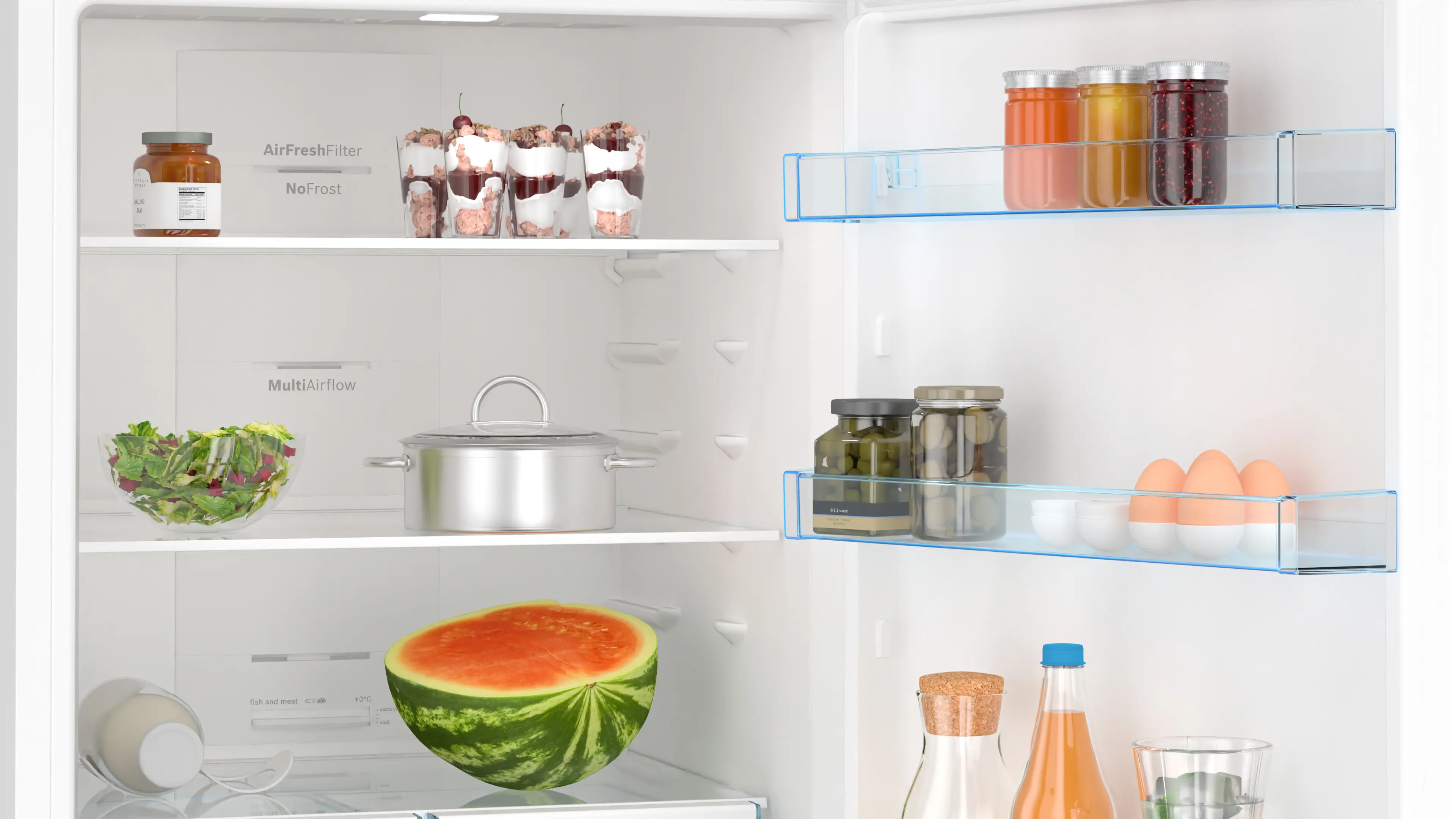 Serie 4 Alttan Donduruculu Buzdolabı 186 x 70 cm Beyaz, Total No Frost - Gorsel 4