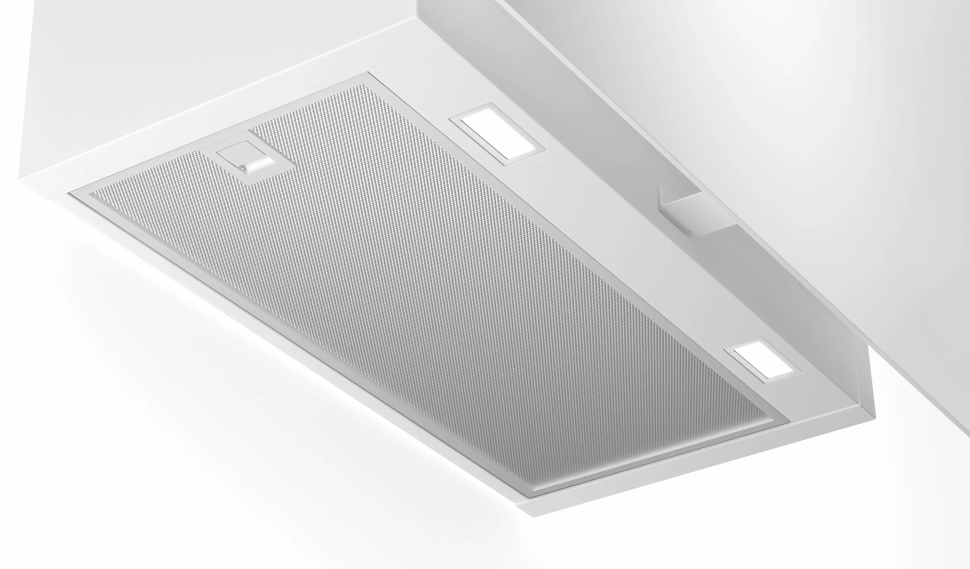 Serie 4 Duvar Tipi Davlumbaz 90 cm Beyaz Cam Yüzey, Beyaz - Gorsel 3