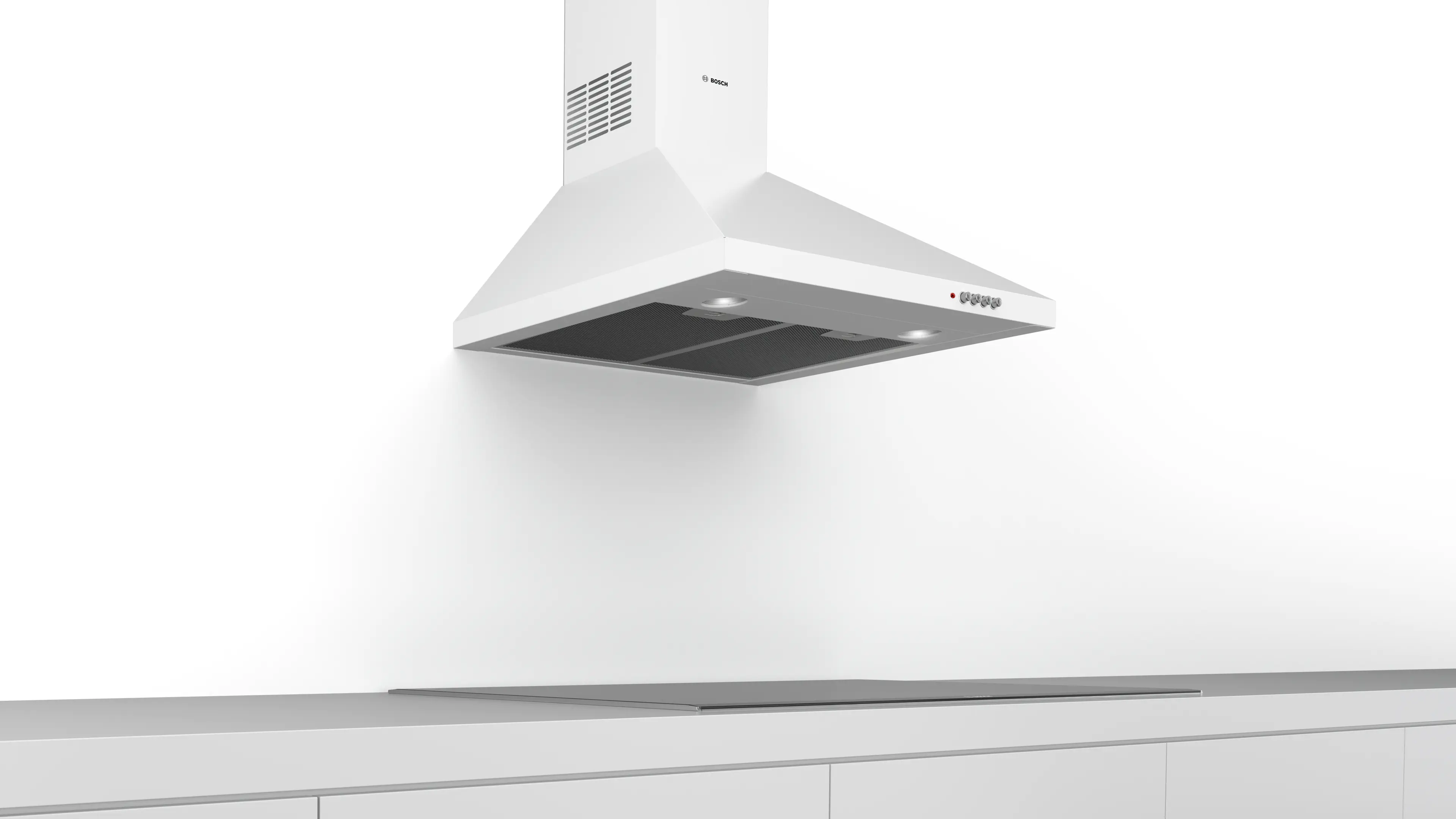 Serie 2 Duvar Tipi Davlumbaz 60 cm Beyaz - Gorsel 4