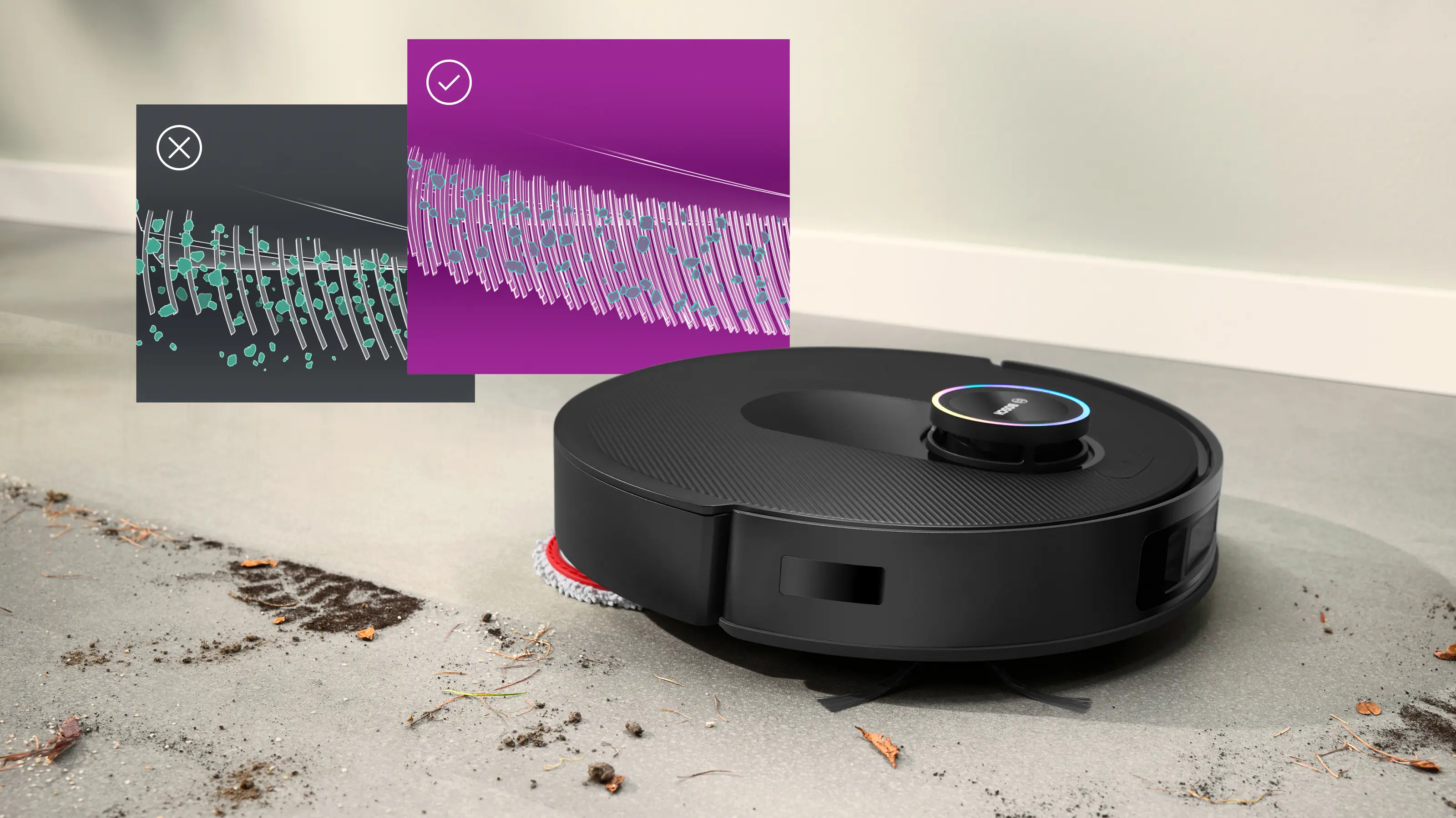 BCRDW3BX Robot Süpürge Spotless Max Cam - Gorsel 2