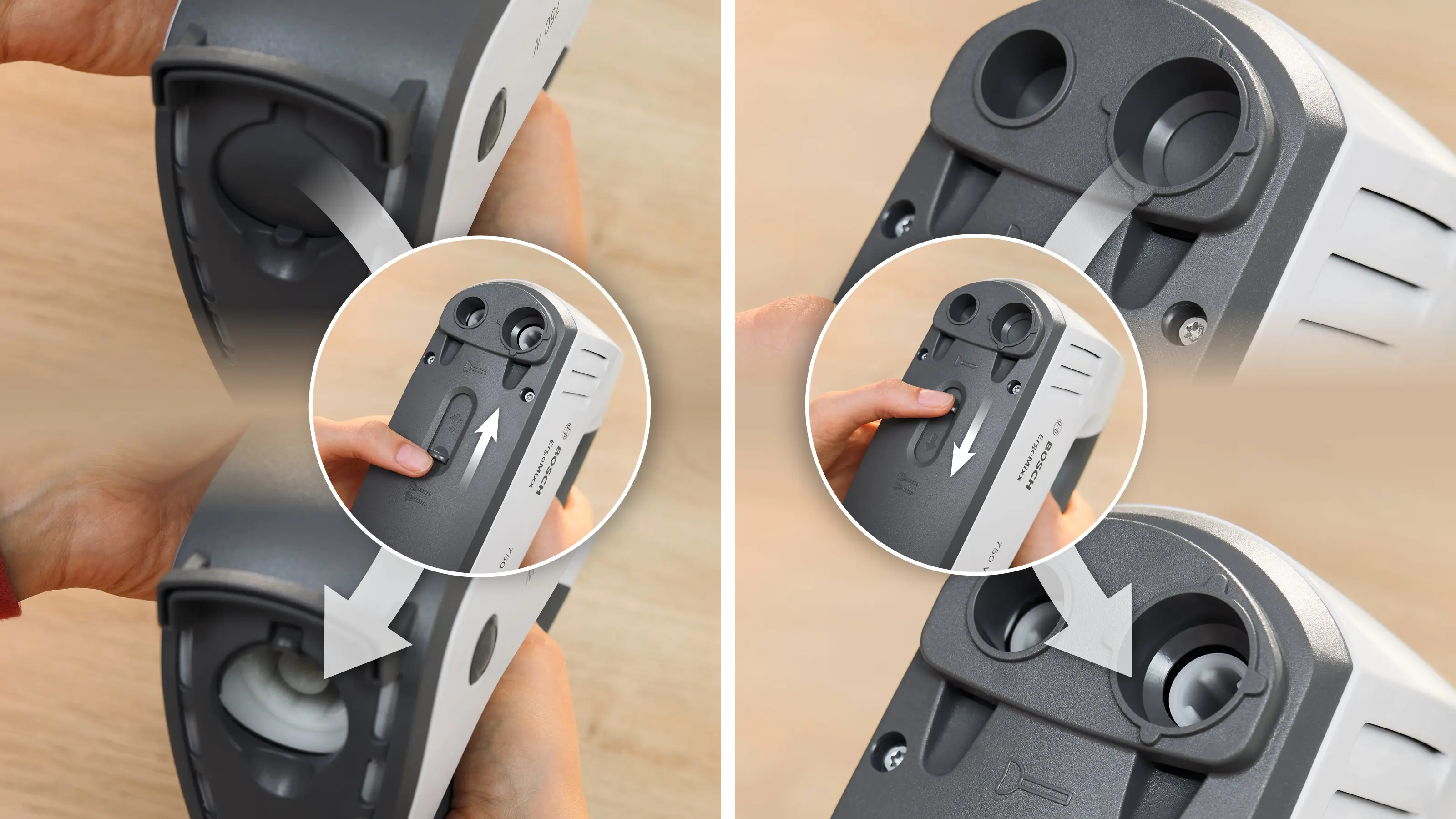 MFQ37400 El Mikseri ErgoMixx 750 W Beyaz, Gri - Gorsel 7